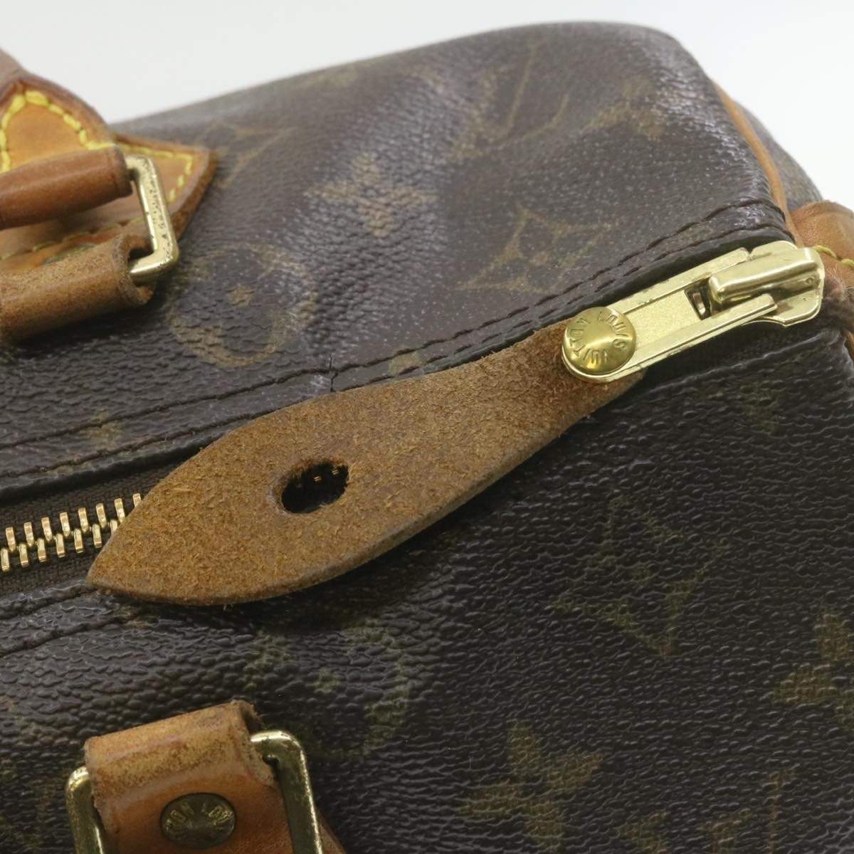 Louis Vuitton LOUIS VUITTON Monogram Speedy 30 Hand Bag M41526 LV Auth 20998 TH1011