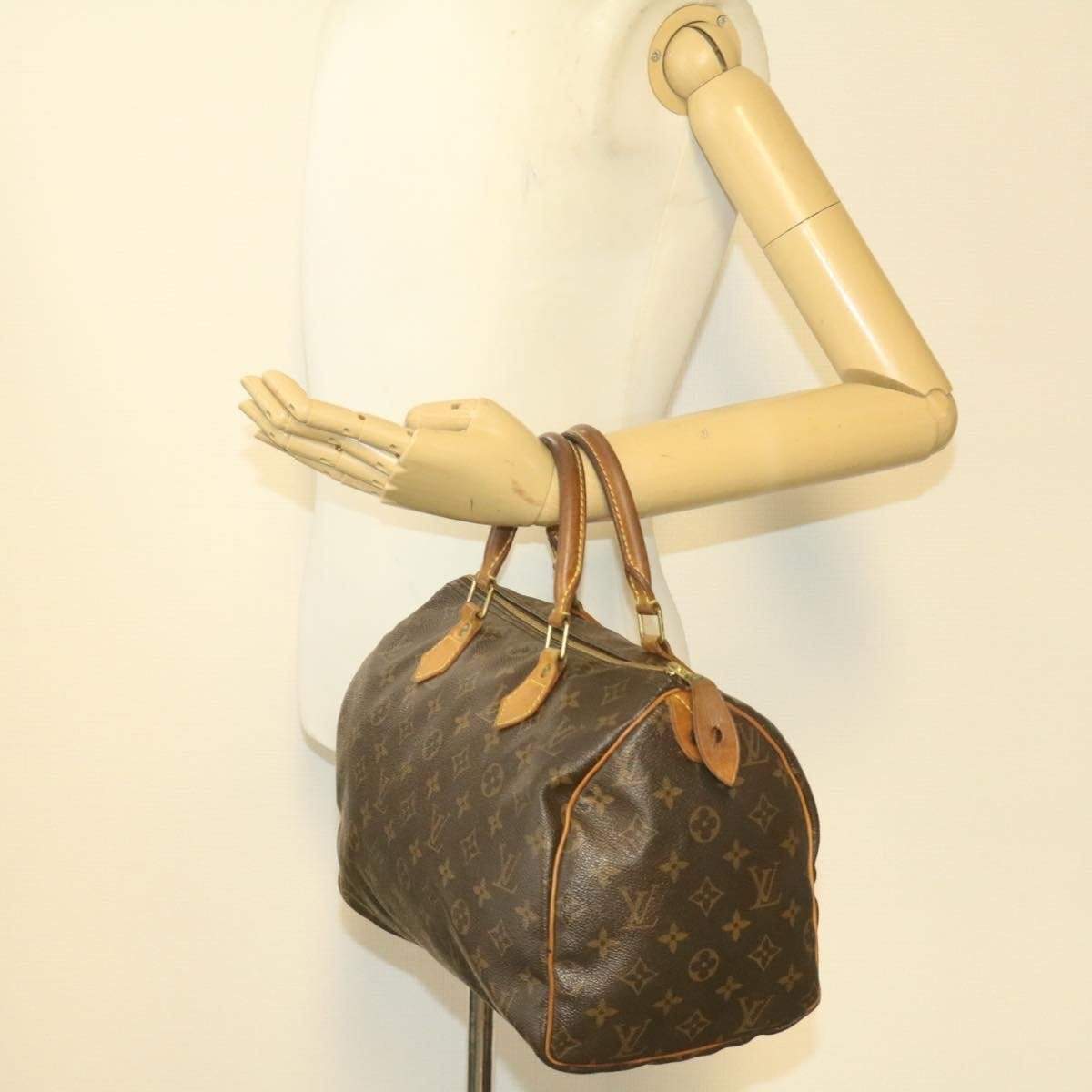 Louis Vuitton LOUIS VUITTON Monogram Speedy 30 Hand Bag M41526 LV Auth 20998 TH1011