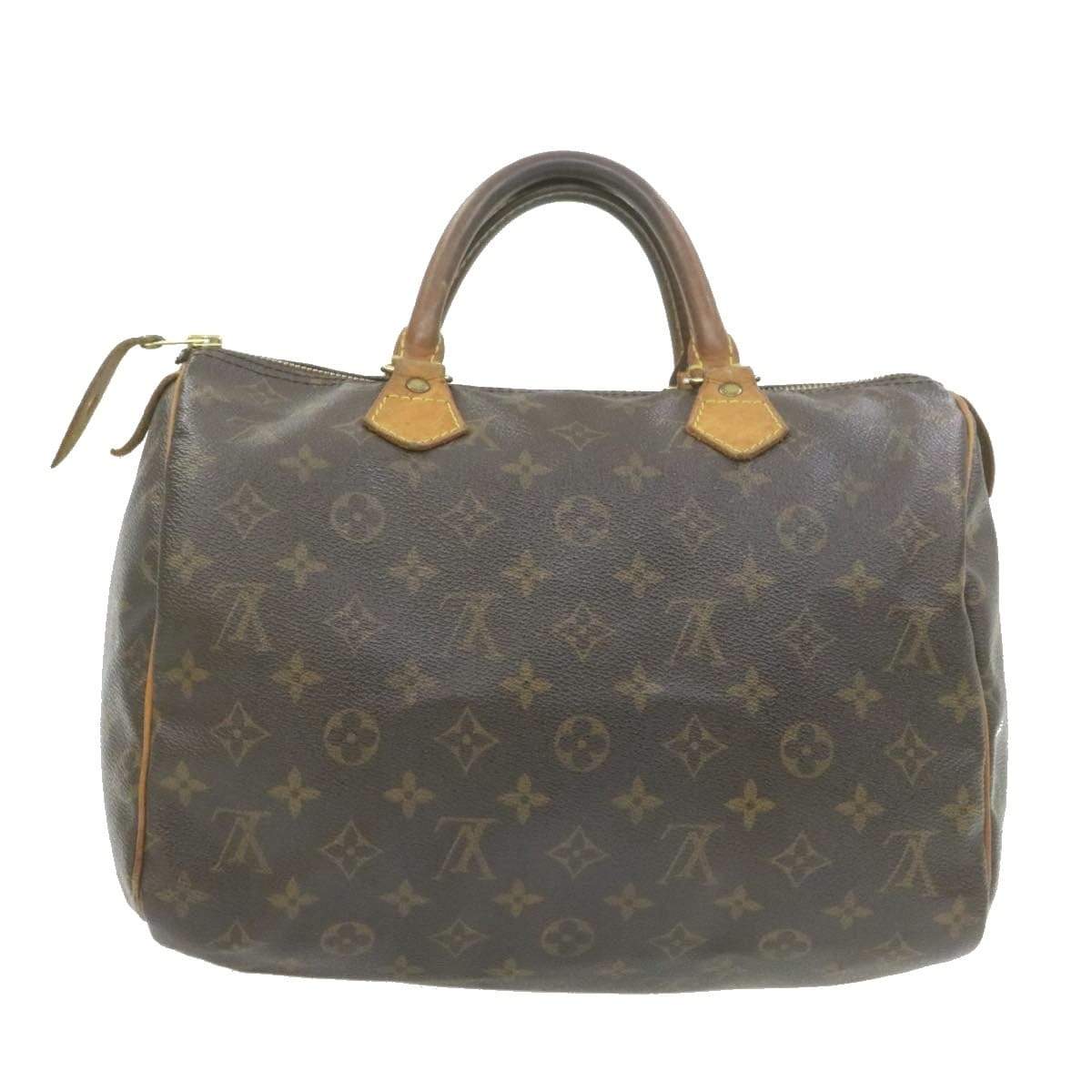 Louis Vuitton LOUIS VUITTON Monogram Speedy 30 Hand Bag M41526 LV Auth 20998 TH1011