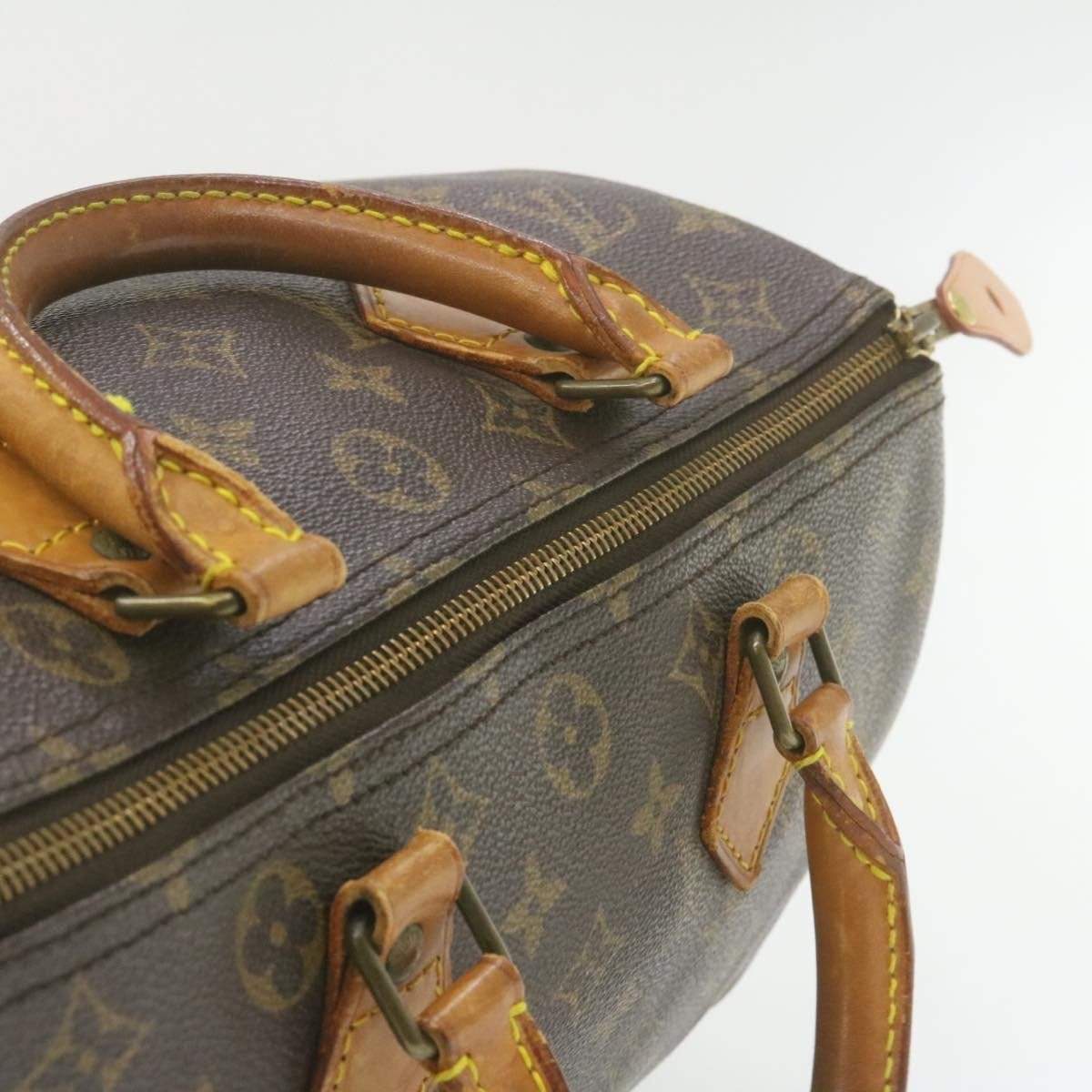 Louis Vuitton LOUIS VUITTON Monogram Speedy 30 Hand Bag M41526 LV
 Auth go061 MW2722