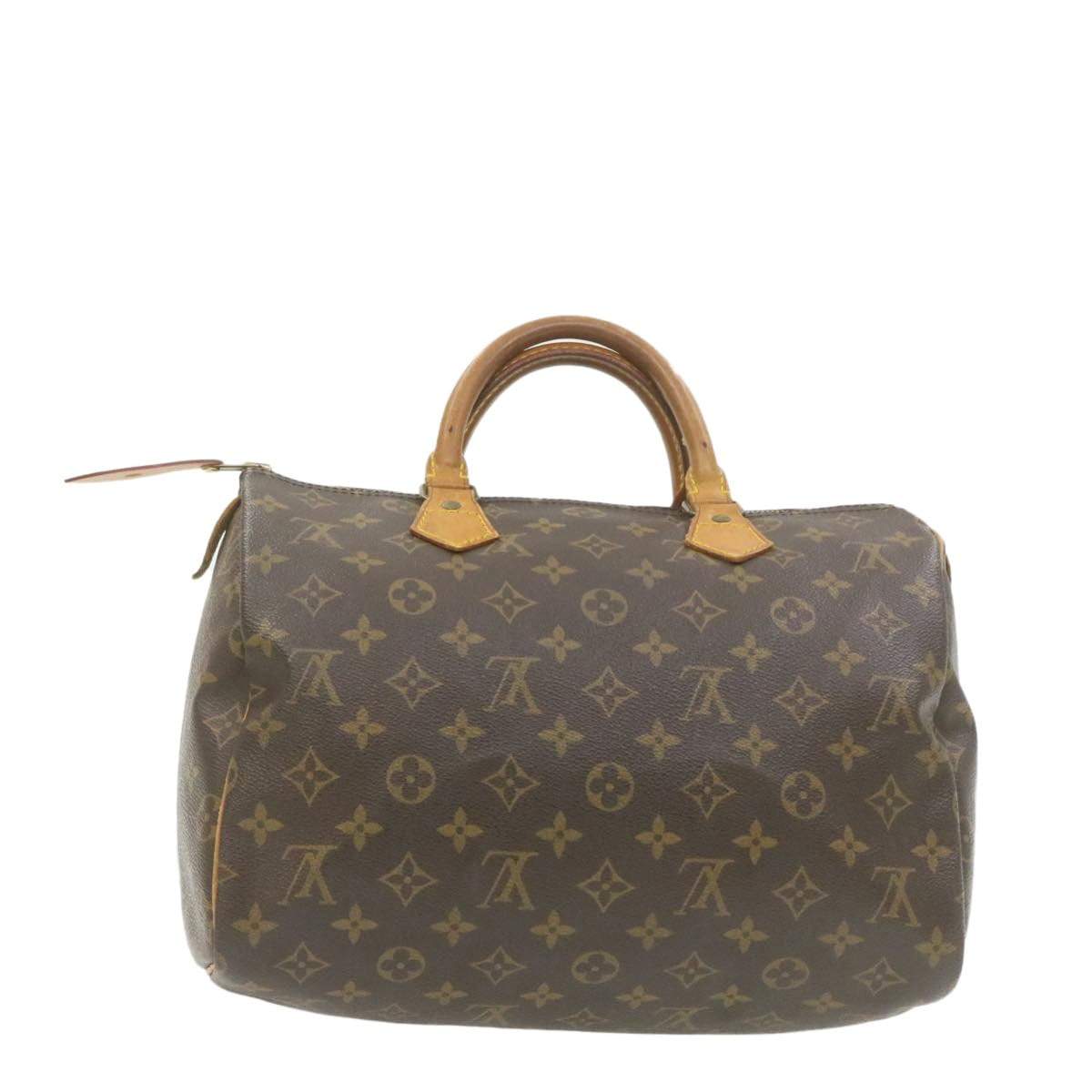 Louis Vuitton LOUIS VUITTON Monogram Speedy 30 Hand Bag M41526 LV
 Auth go061 MW2722