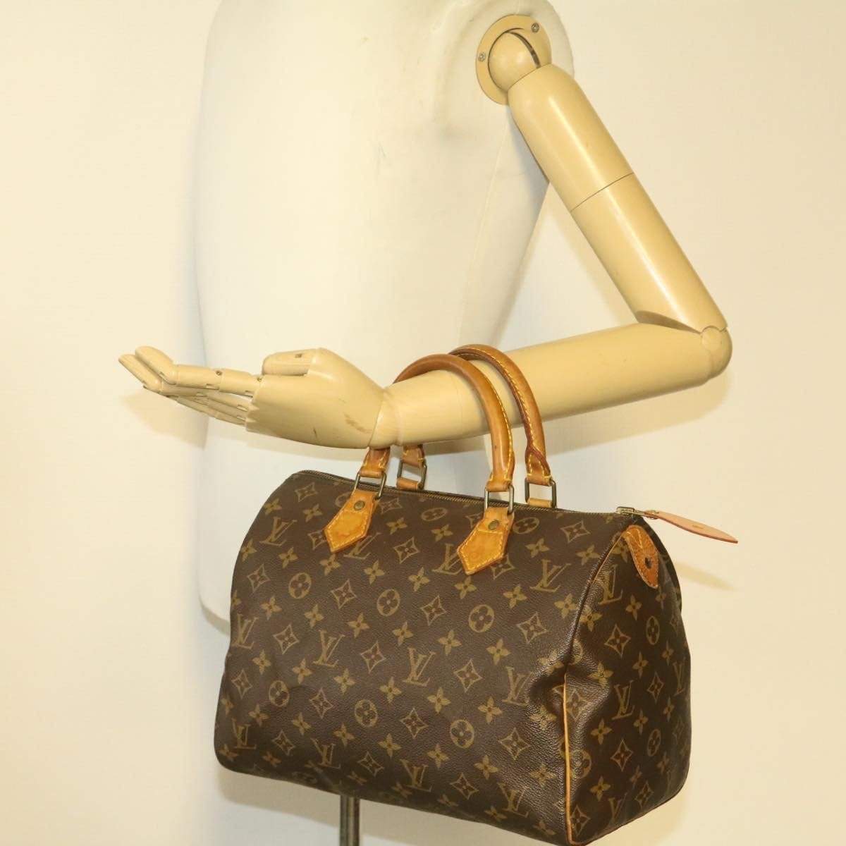 Louis Vuitton LOUIS VUITTON Monogram Speedy 30 Hand Bag M41526 LV
 Auth go061 MW2722