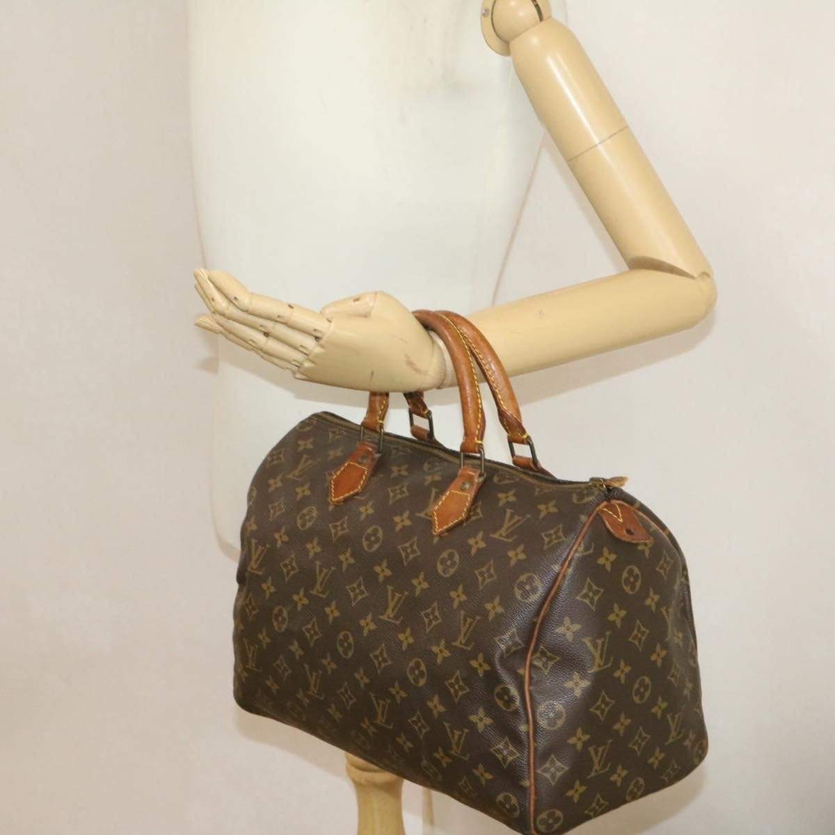 Louis Vuitton LOUIS VUITTON Monogram Speedy 35 Hand Bag VI881