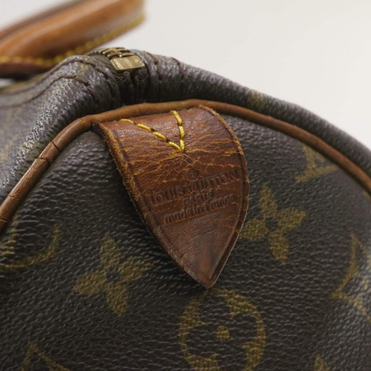 Louis Vuitton LOUIS VUITTON Monogram Speedy 35 Hand Bag VI881