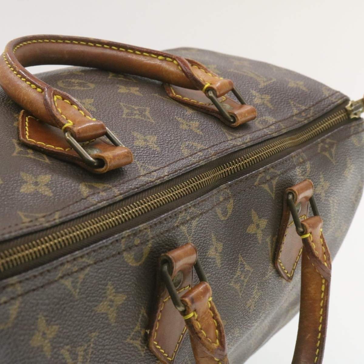 Louis Vuitton LOUIS VUITTON Monogram Speedy 35 Hand Bag VI881