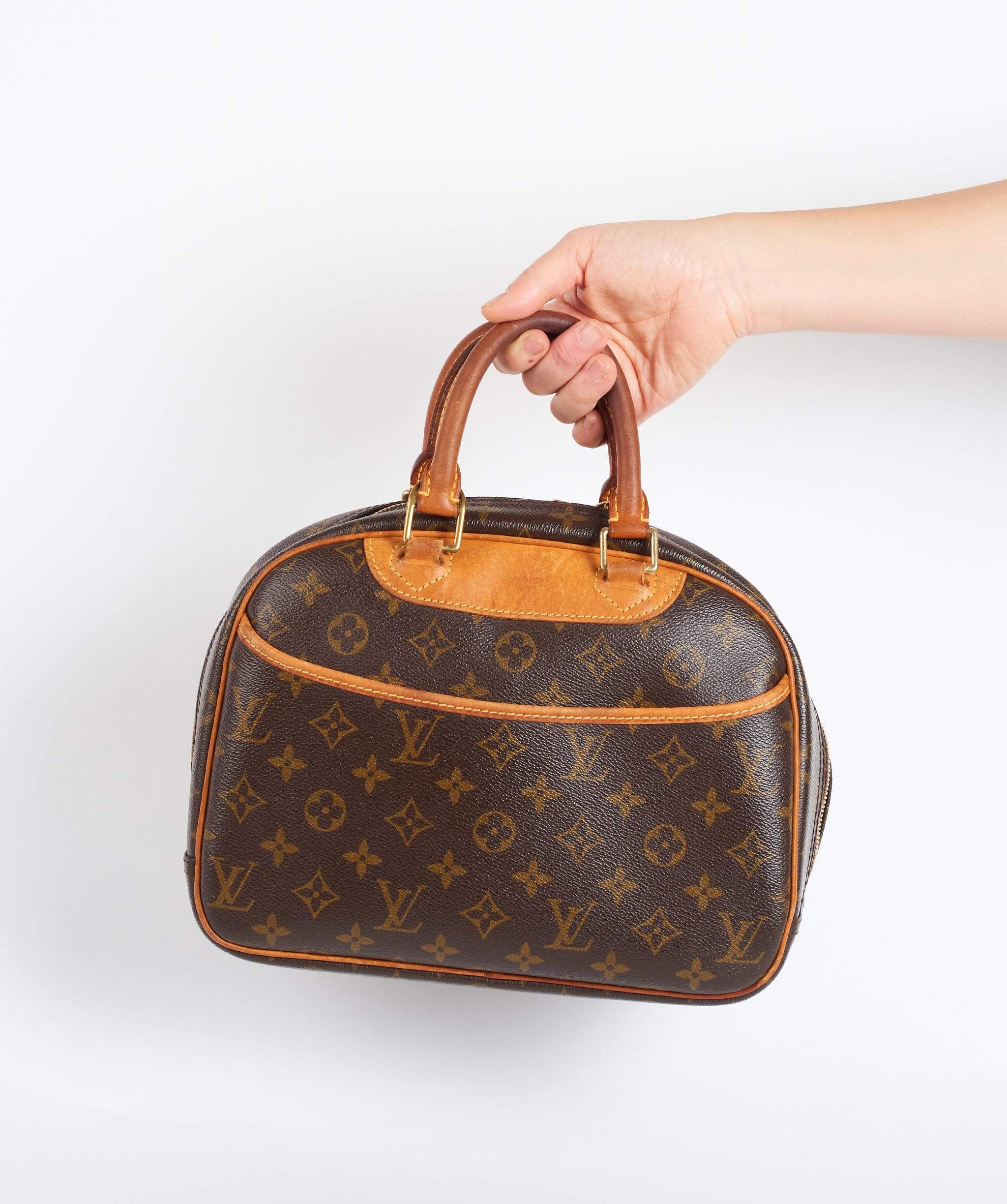 Louis Vuitton LOUIS VUITTON Monogram Trouville Hand Bag LV MI0010