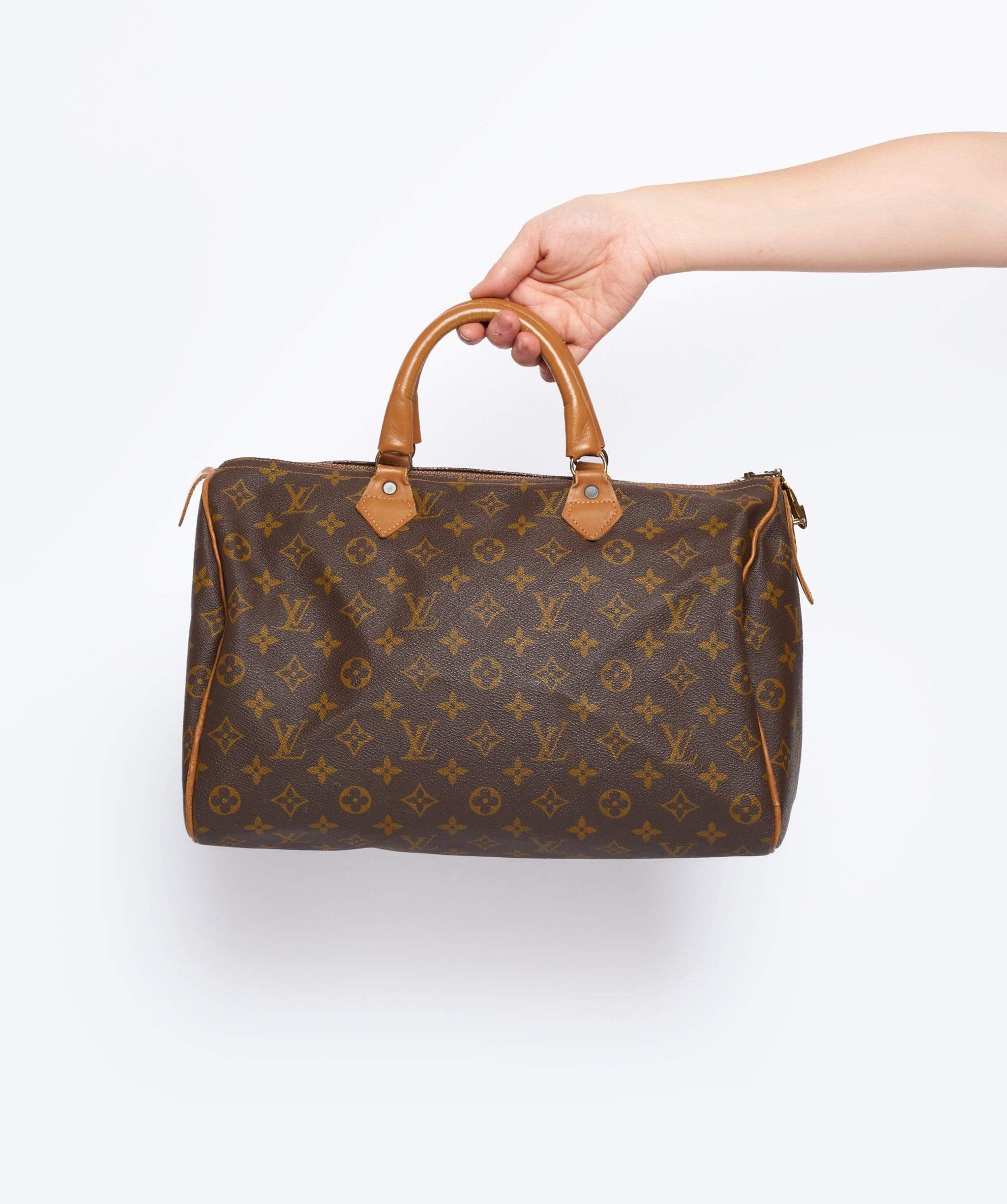 Louis Vuitton LOUIS VUITTON Monogram USA Speedy 35 Handbag