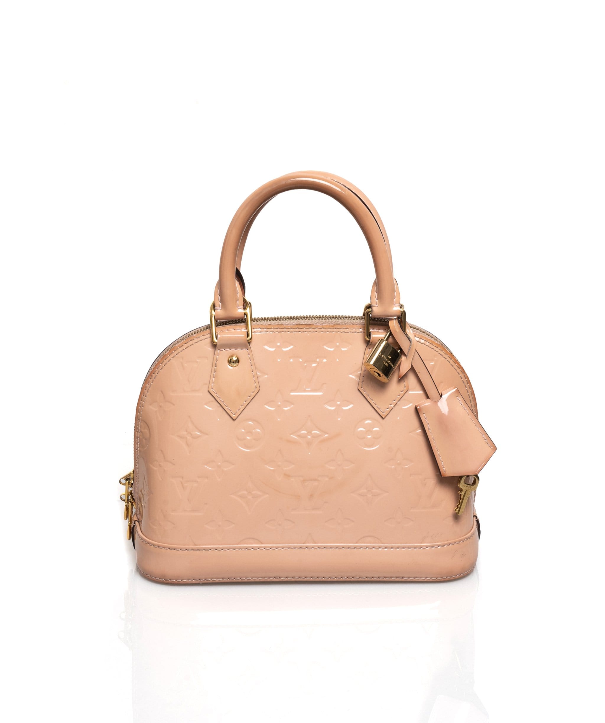 Louis Vuitton Louis Vuitton Monogram Vernis Alma BB Hand Bag Rose Ballerine - AWL1579