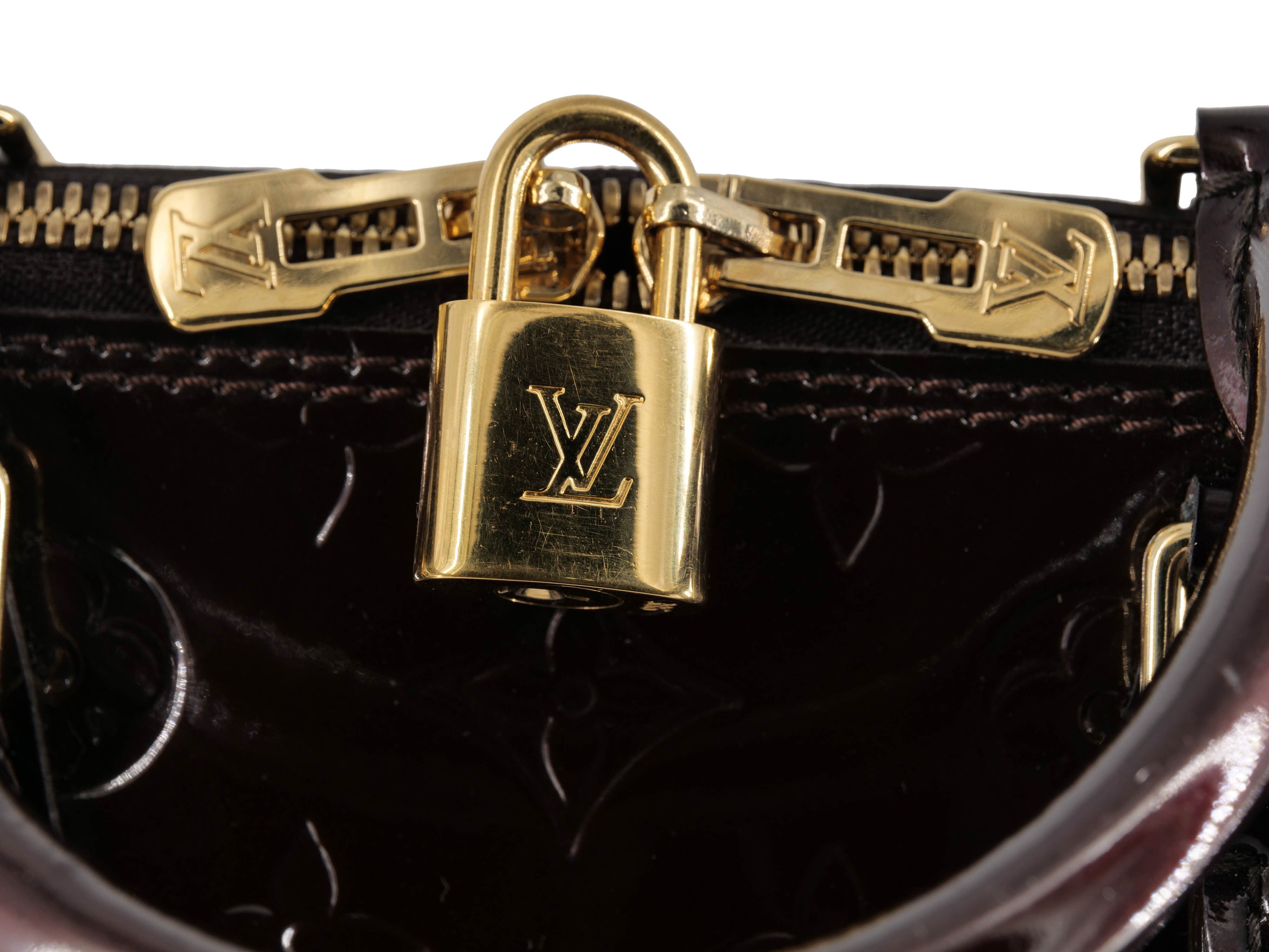 Louis Vuitton Louis Vuitton Monogram Vernis Alma PM Amarante RJL1310