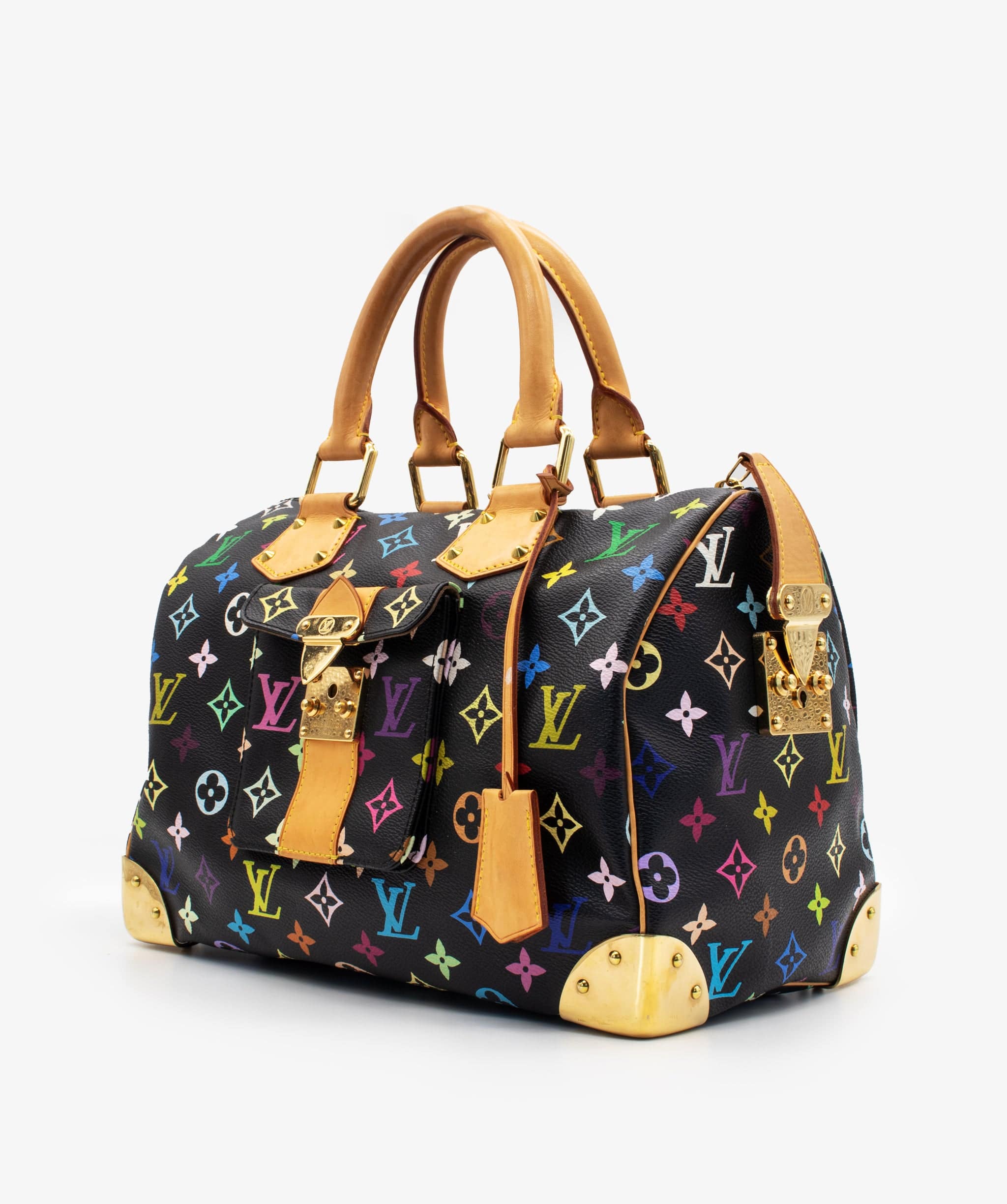 Louis Vuitton Louis Vuitton Murakami Black Speedy RJC1223