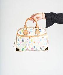 Louis Vuitton Louis Vuitton Murakami Leather Bowling Bag