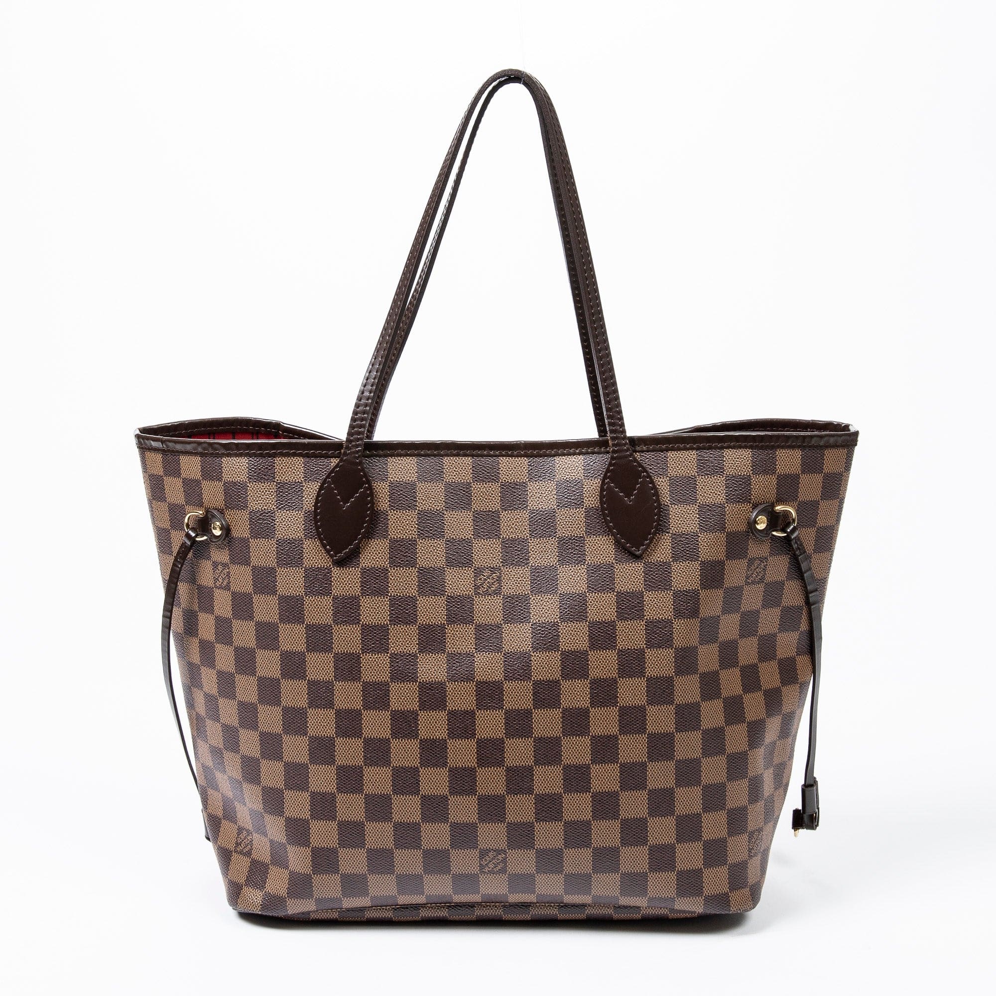 Louis Vuitton Louis Vuitton Neverfull MM Brown Damier Ebene Shoulder Bag - AWL2378