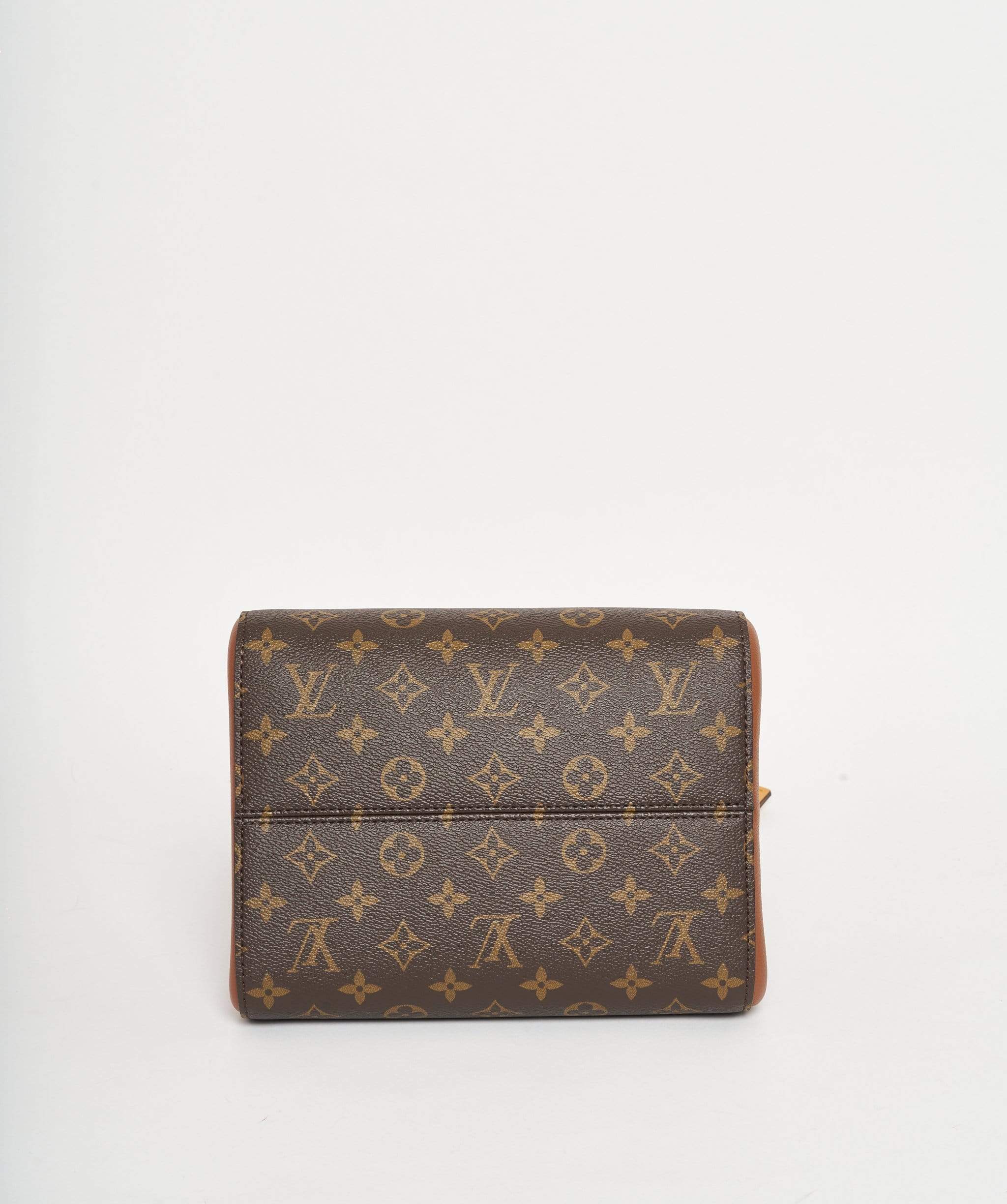 Louis Vuitton Louis Vuitton Rectangular Monogram and tan top handle bag