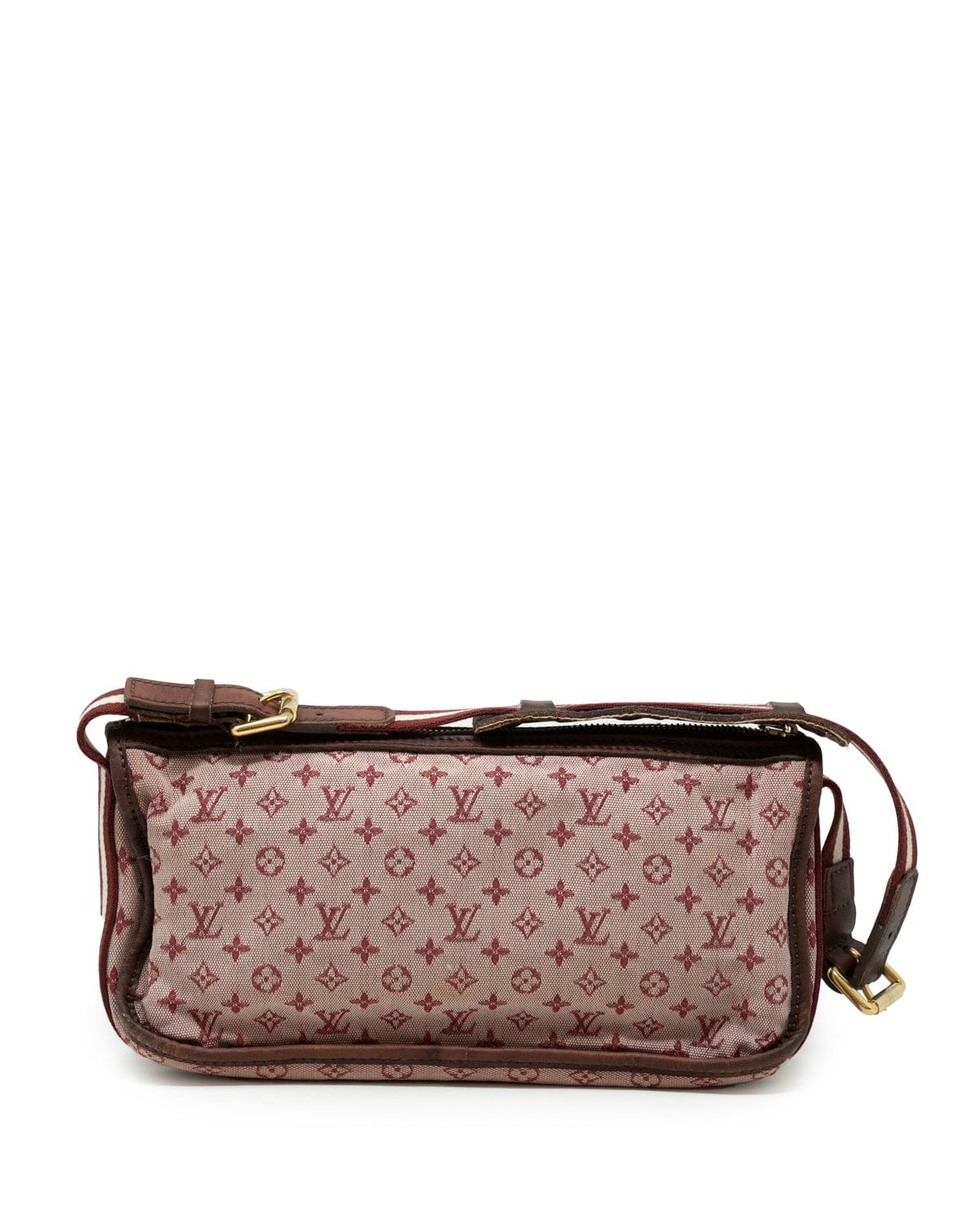 Louis Vuitton Louis Vuitton Red Canvas Mini Lin Monogram Pochette Bag - AGL1794