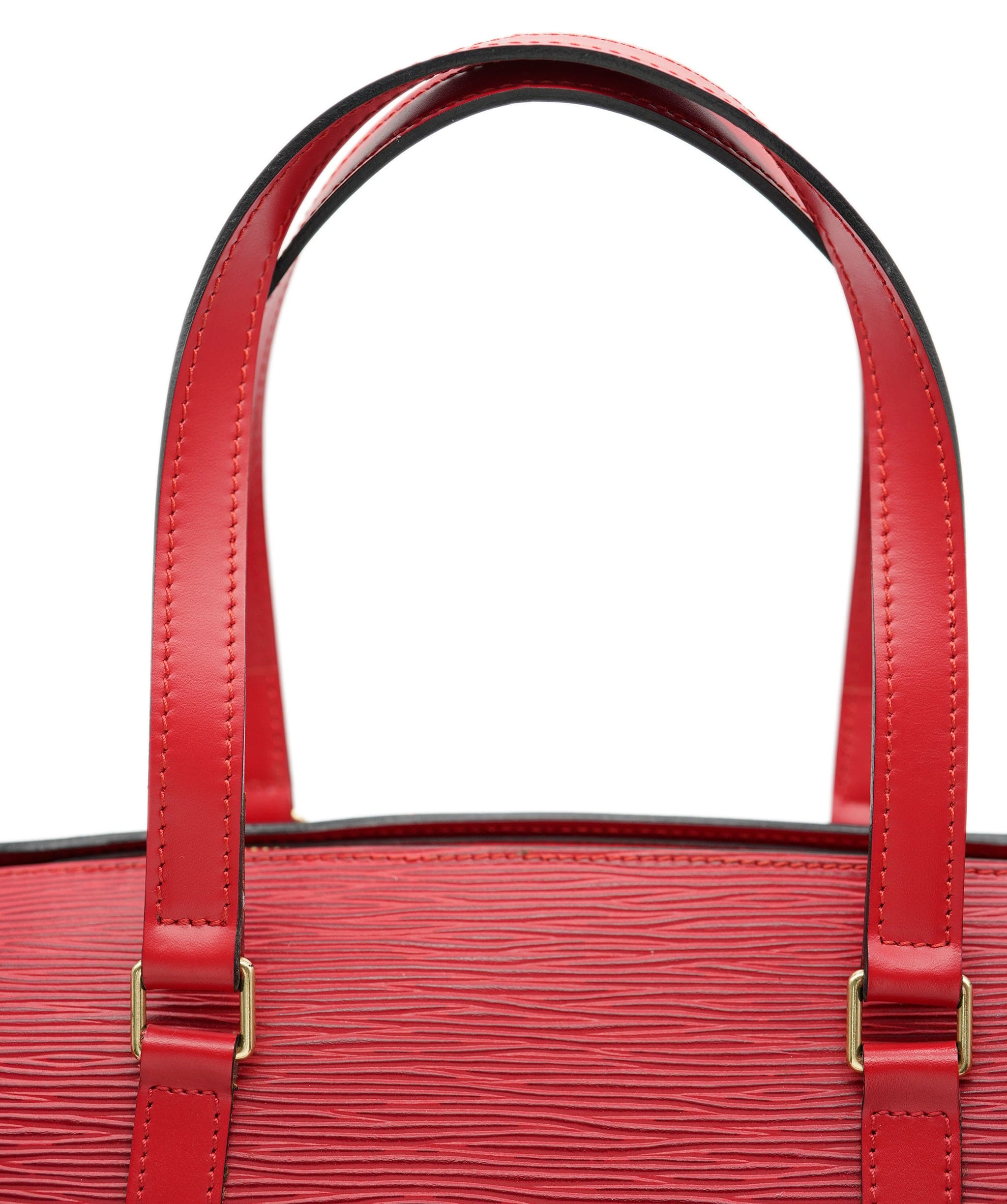 Louis Vuitton Louis Vuitton Red Epi Soufflot Shoulder Bag with GHW - AWC2115