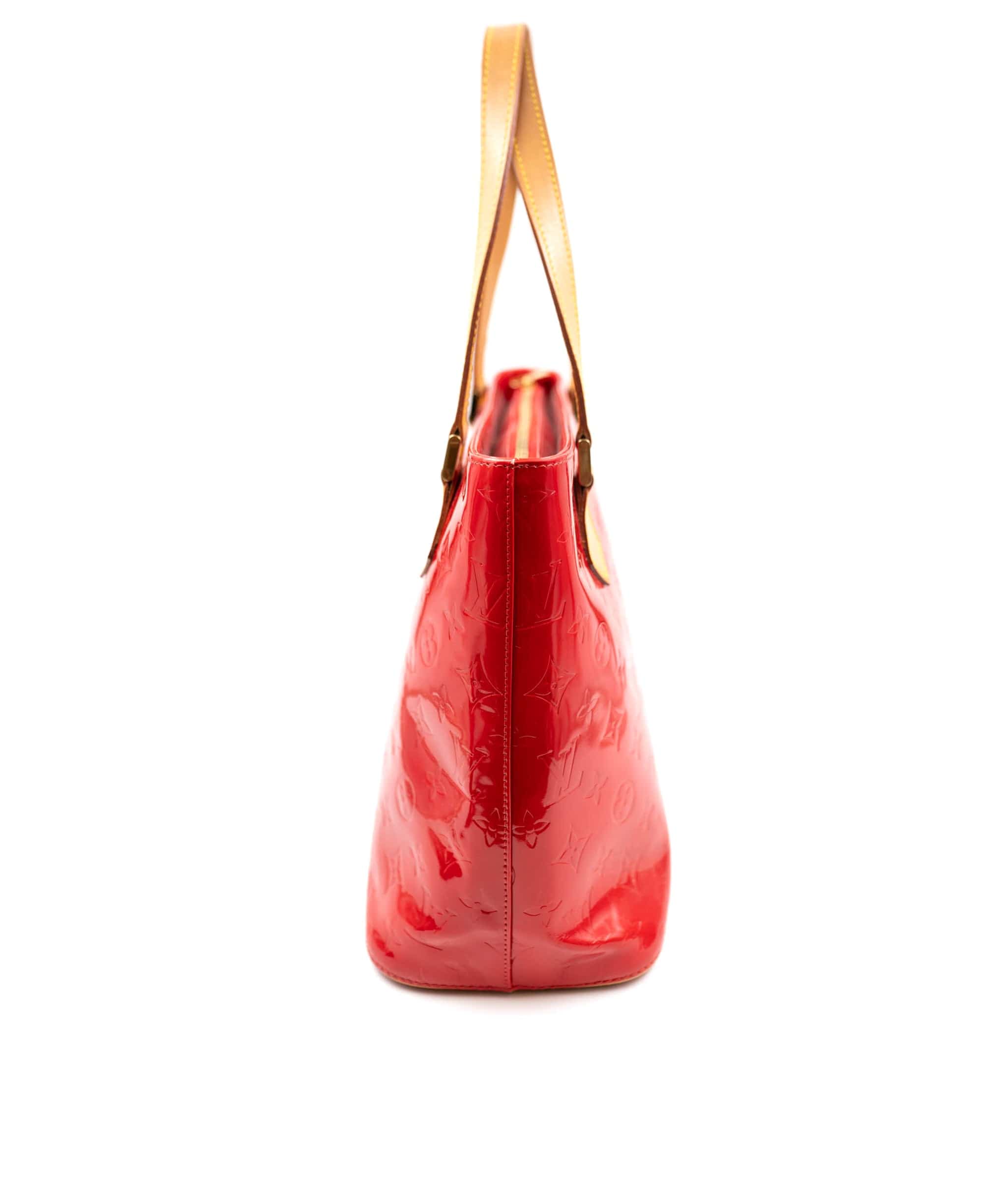 Louis Vuitton Louis Vuitton Red Vernis Leather Tote Bag  - AGL1719