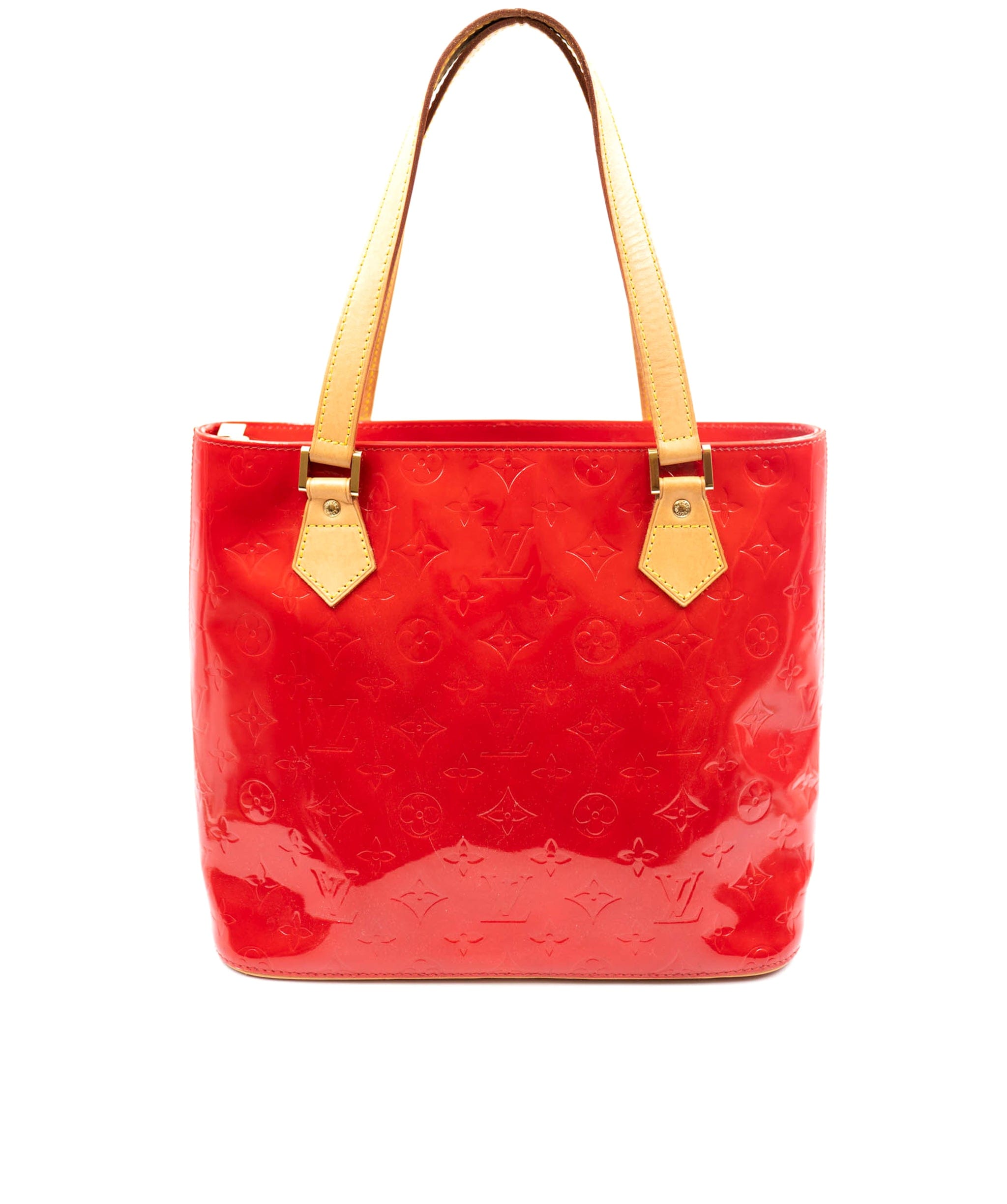 Louis Vuitton Louis Vuitton Red Vernis Leather Tote Bag  - AGL1719