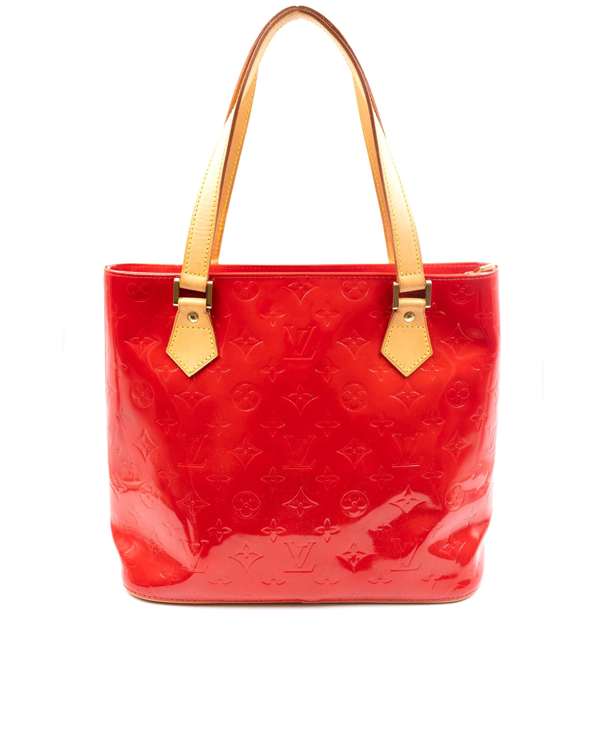 Louis Vuitton Louis Vuitton Red Vernis Leather Tote Bag  - AGL1719