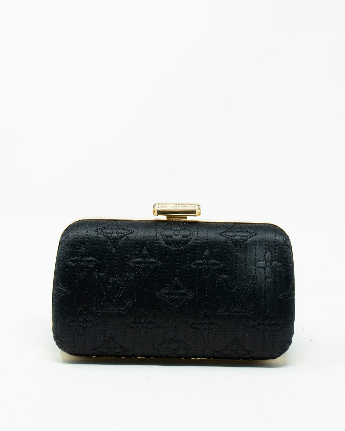 Louis Vuitton Louis Vuitton Satin Empriente Clutch Minaudiere Bag - AWL3108