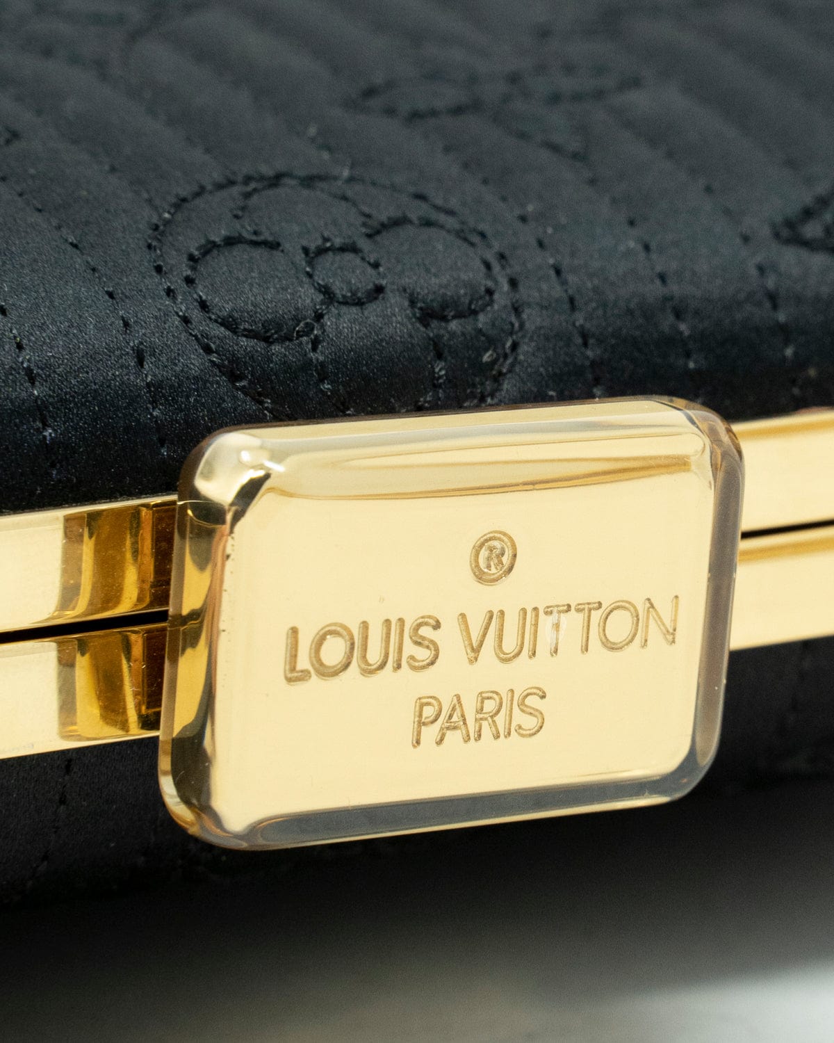 Louis Vuitton Louis Vuitton Satin Empriente Clutch Minaudiere Bag - AWL3108