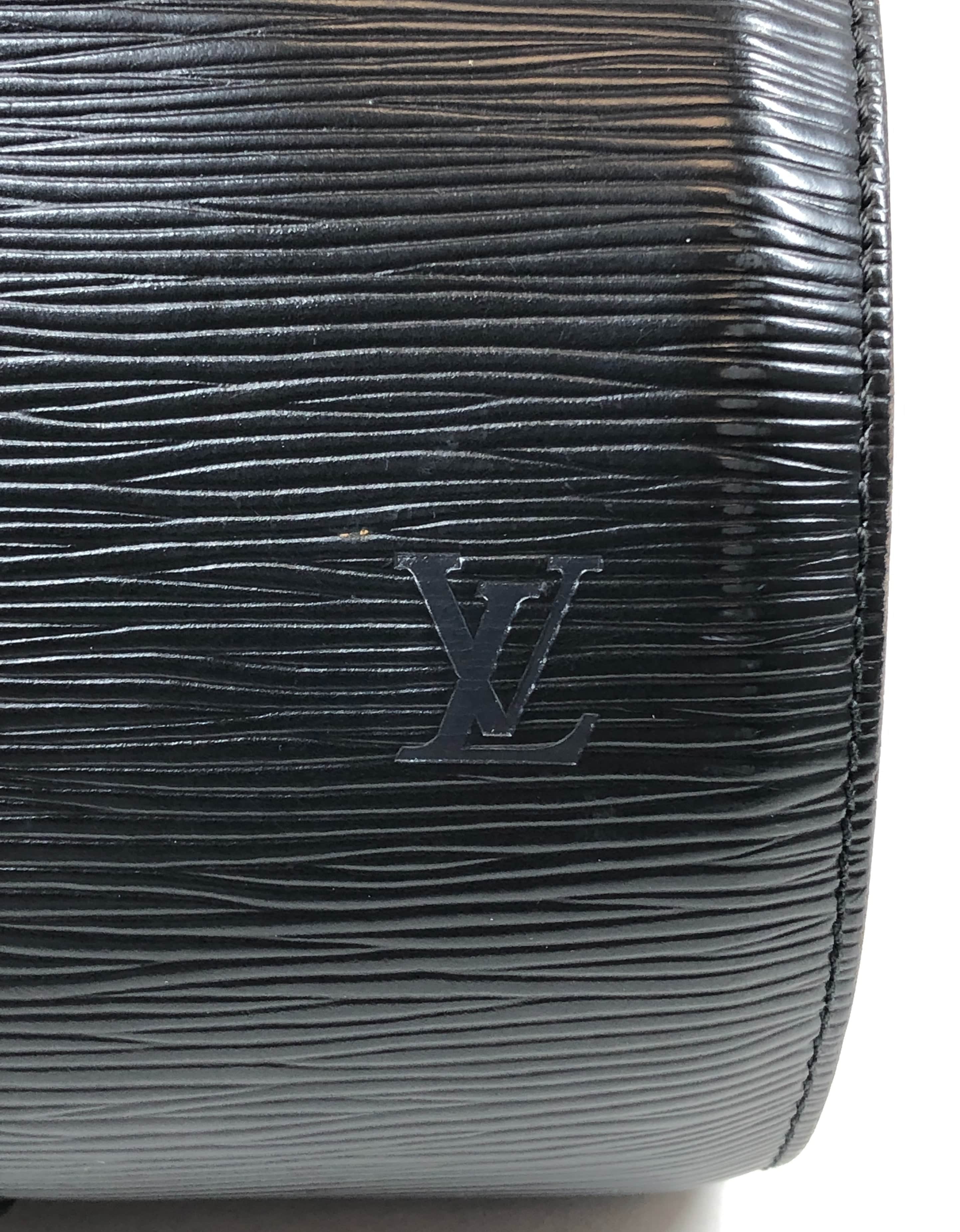 Louis Vuitton Louis Vuitton Soufflot Epi Pouch Black ASL2928