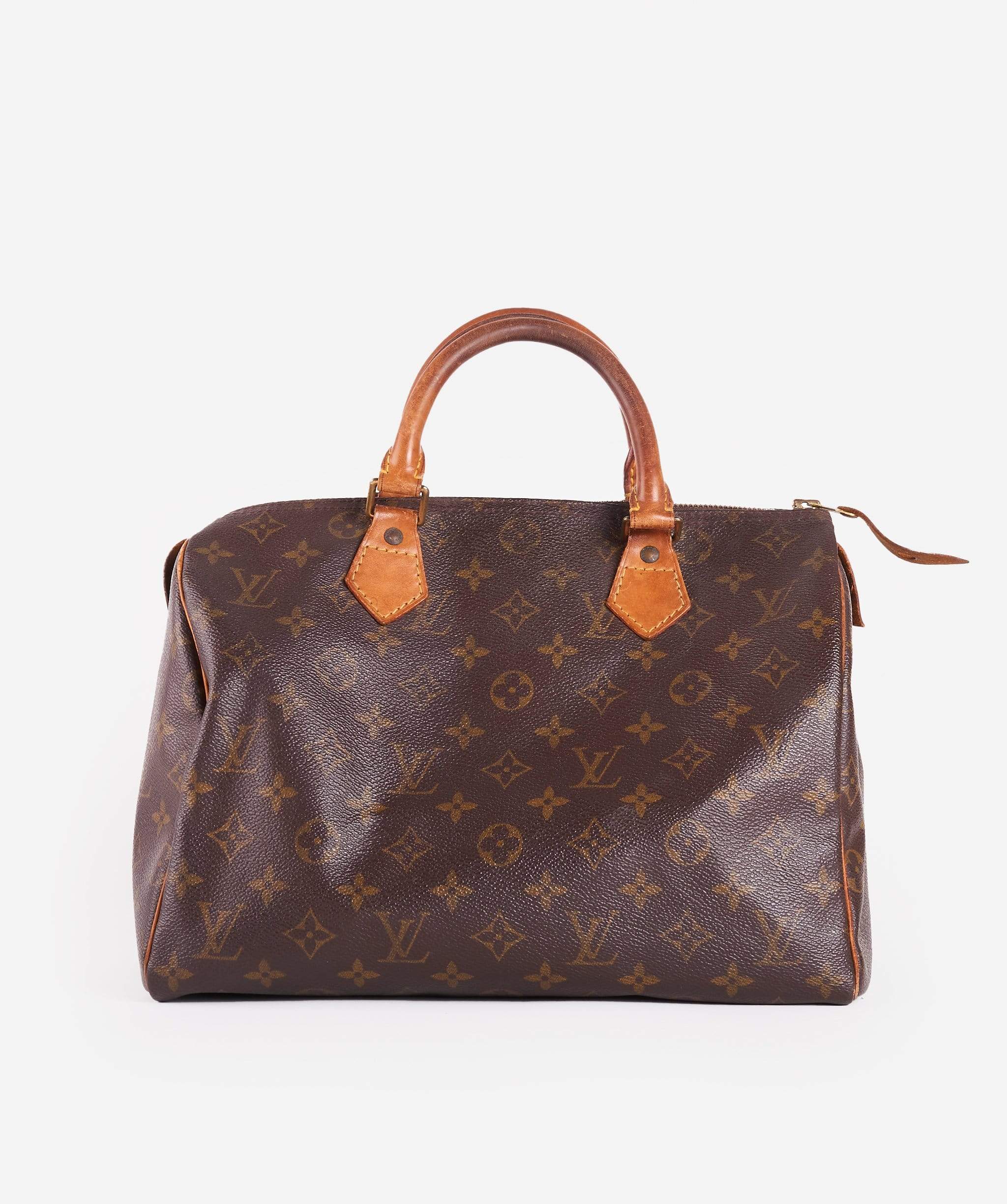 Louis Vuitton LOUIS VUITTON Speedy Monogram 30 Hand Bag SP0917