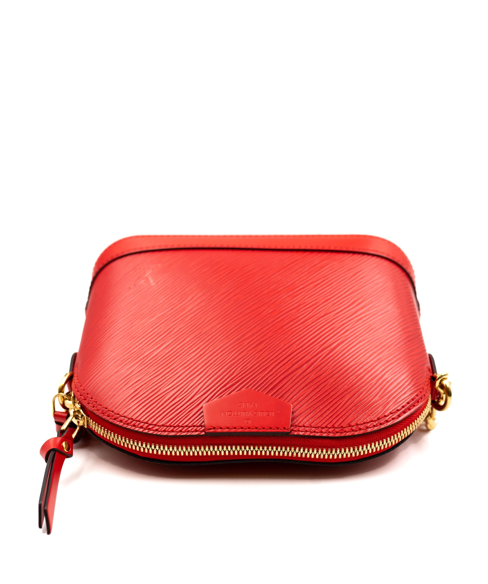 Louis Vuitton LV Alma Red Bag  BB with Fixed Crossbody Chain - AWL3208