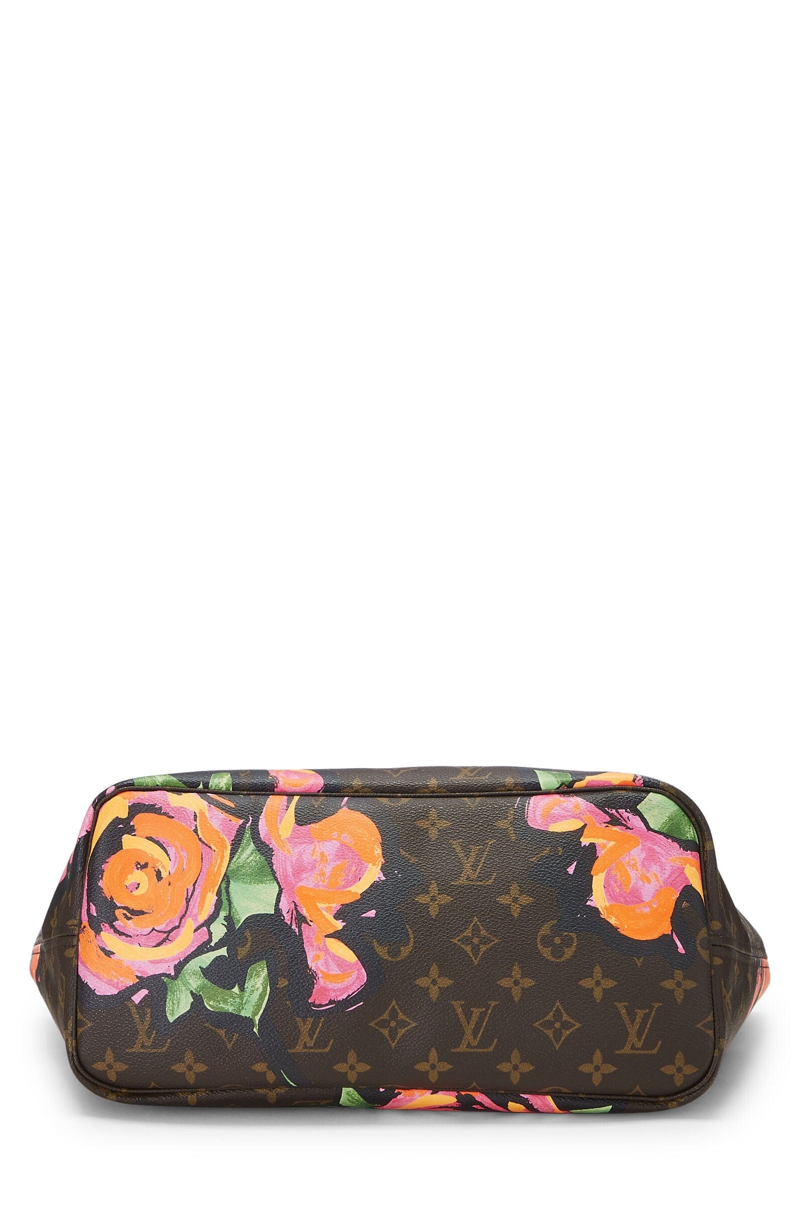 Louis Vuitton LV BROWN ROSES NEVERFULL MM UKL1161