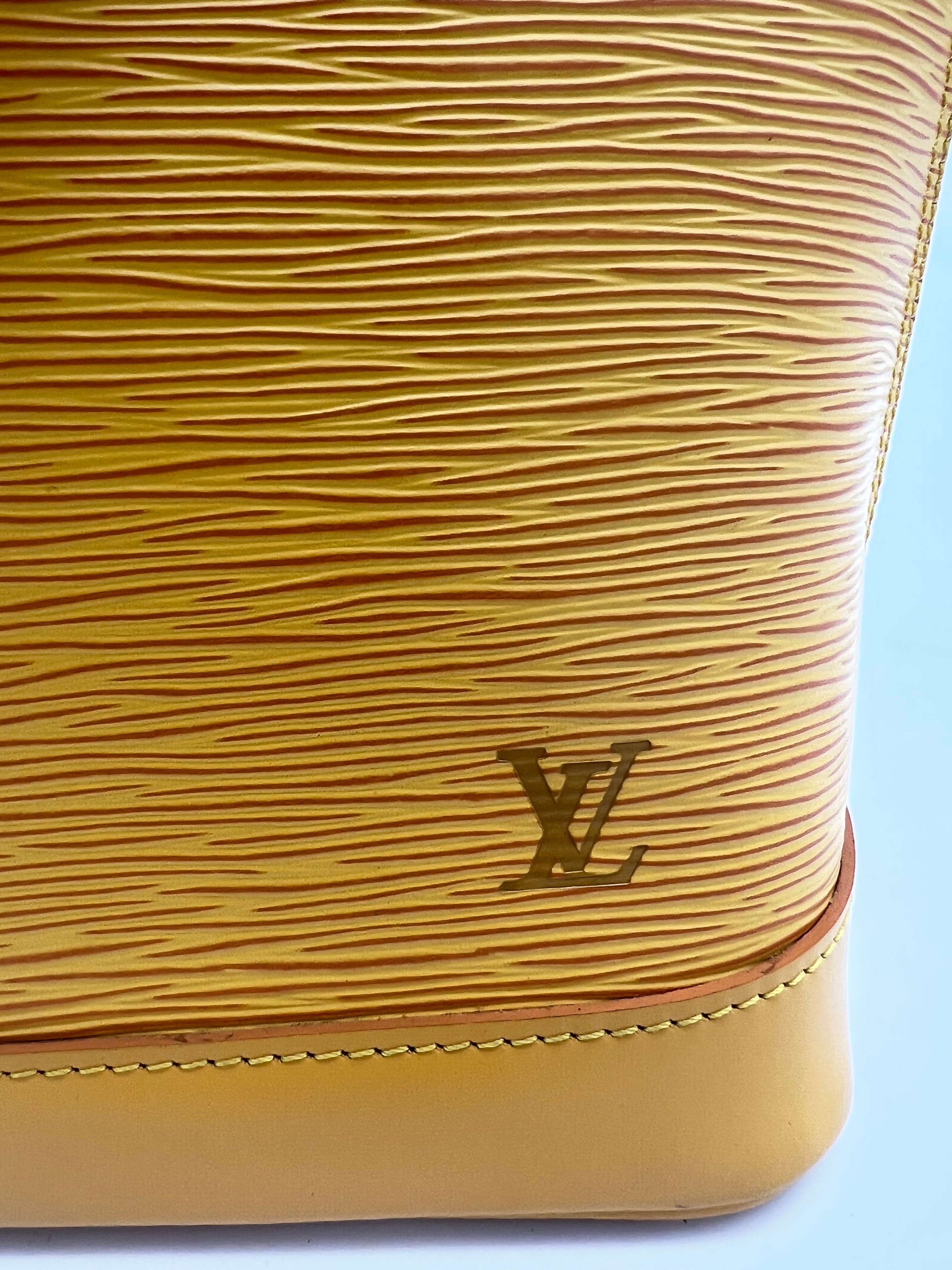 Louis Vuitton LV Epi Alma Handbag Yellow UIL1051