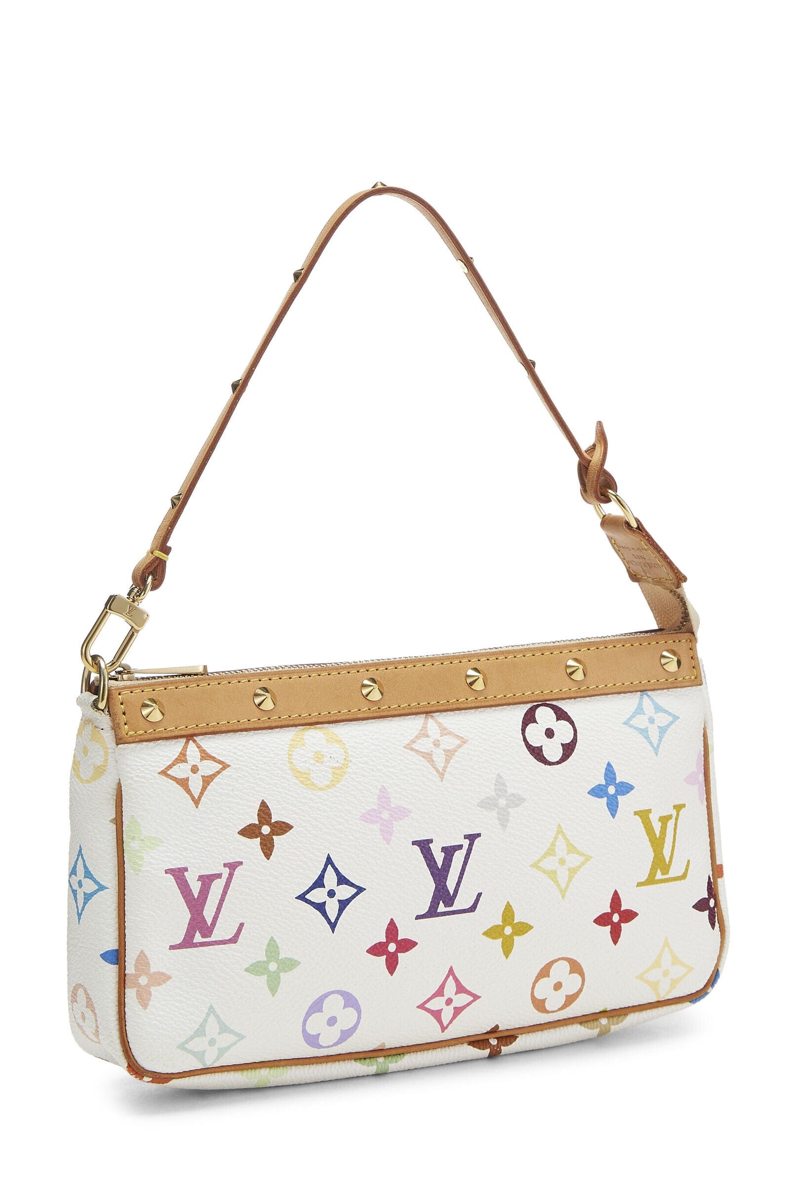 Louis Vuitton Lv White Multi Pochette QJBJUI1ZWB076