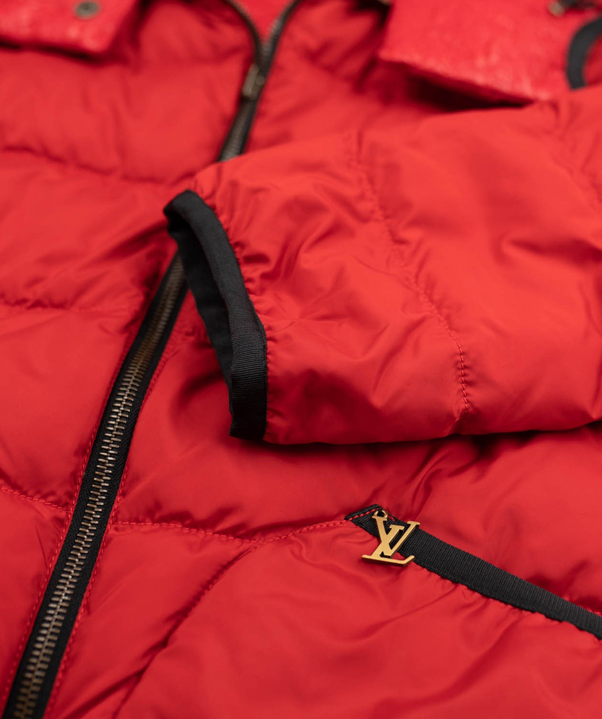 Louis Vuitton Louis Vuitton Reversible Puffer Jacket Red ASL4687