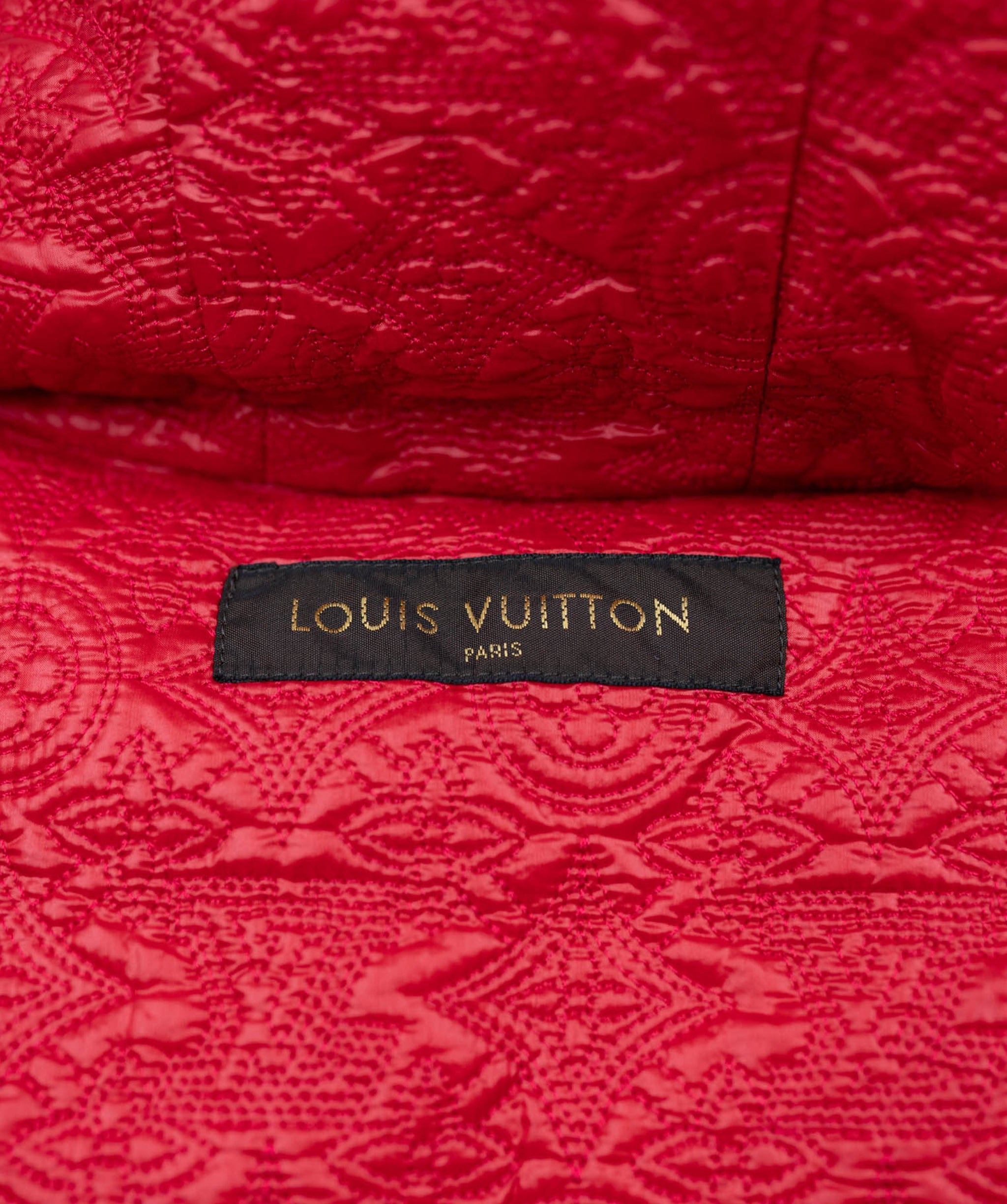 Louis Vuitton Louis Vuitton Reversible Puffer Jacket Red ASL4687