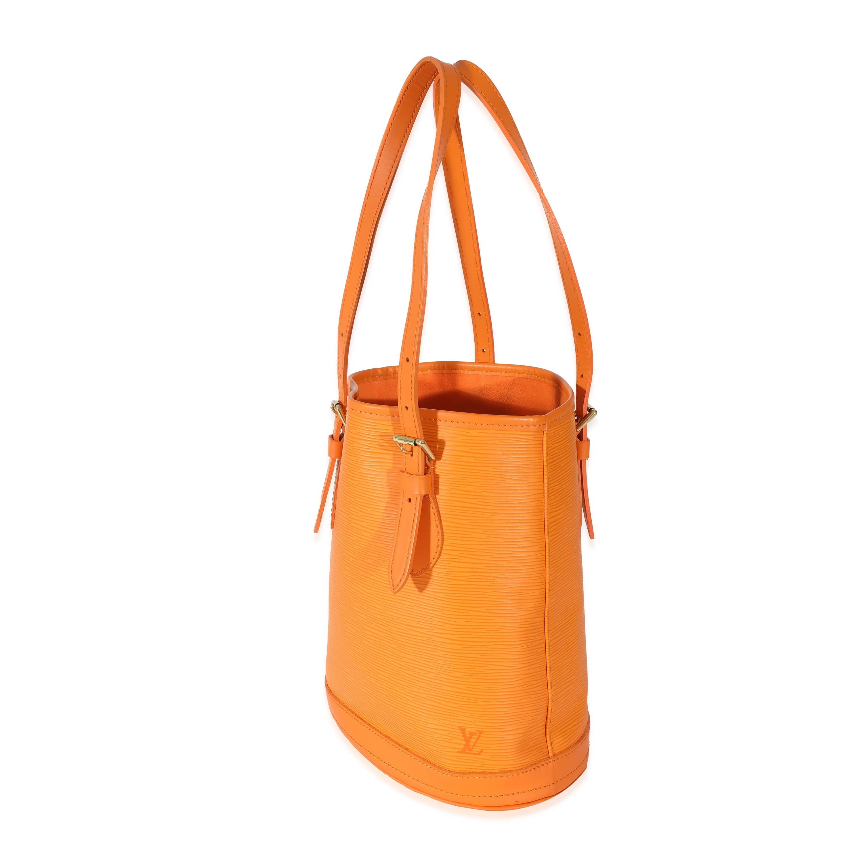 Louis Vuitton Louis Vuitton Orange Epi Petit Bucket