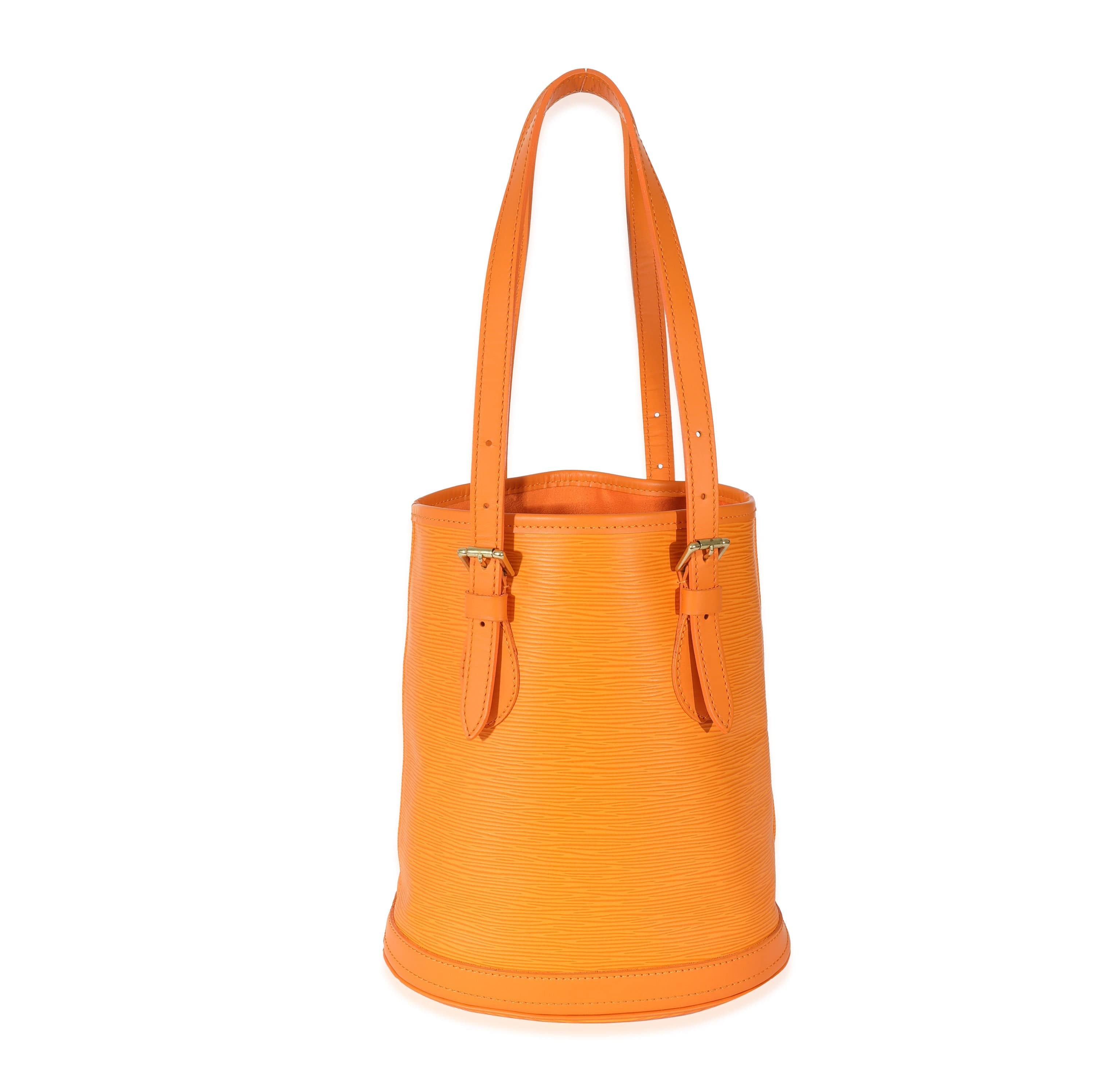 Louis Vuitton Louis Vuitton Orange Epi Petit Bucket