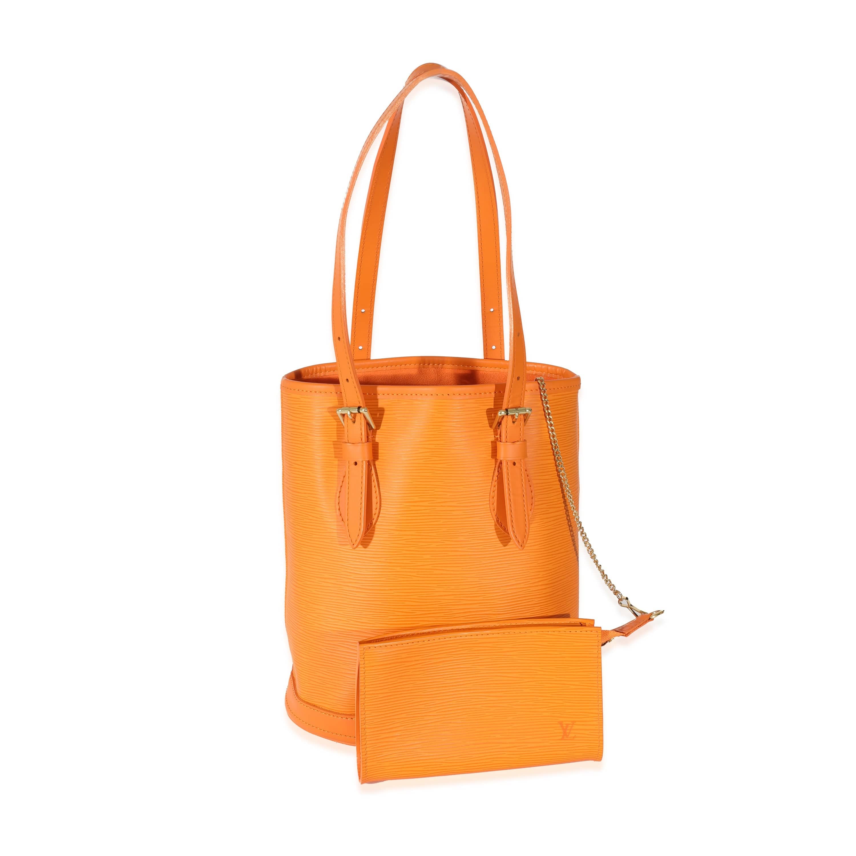 Louis Vuitton Louis Vuitton Orange Epi Petit Bucket