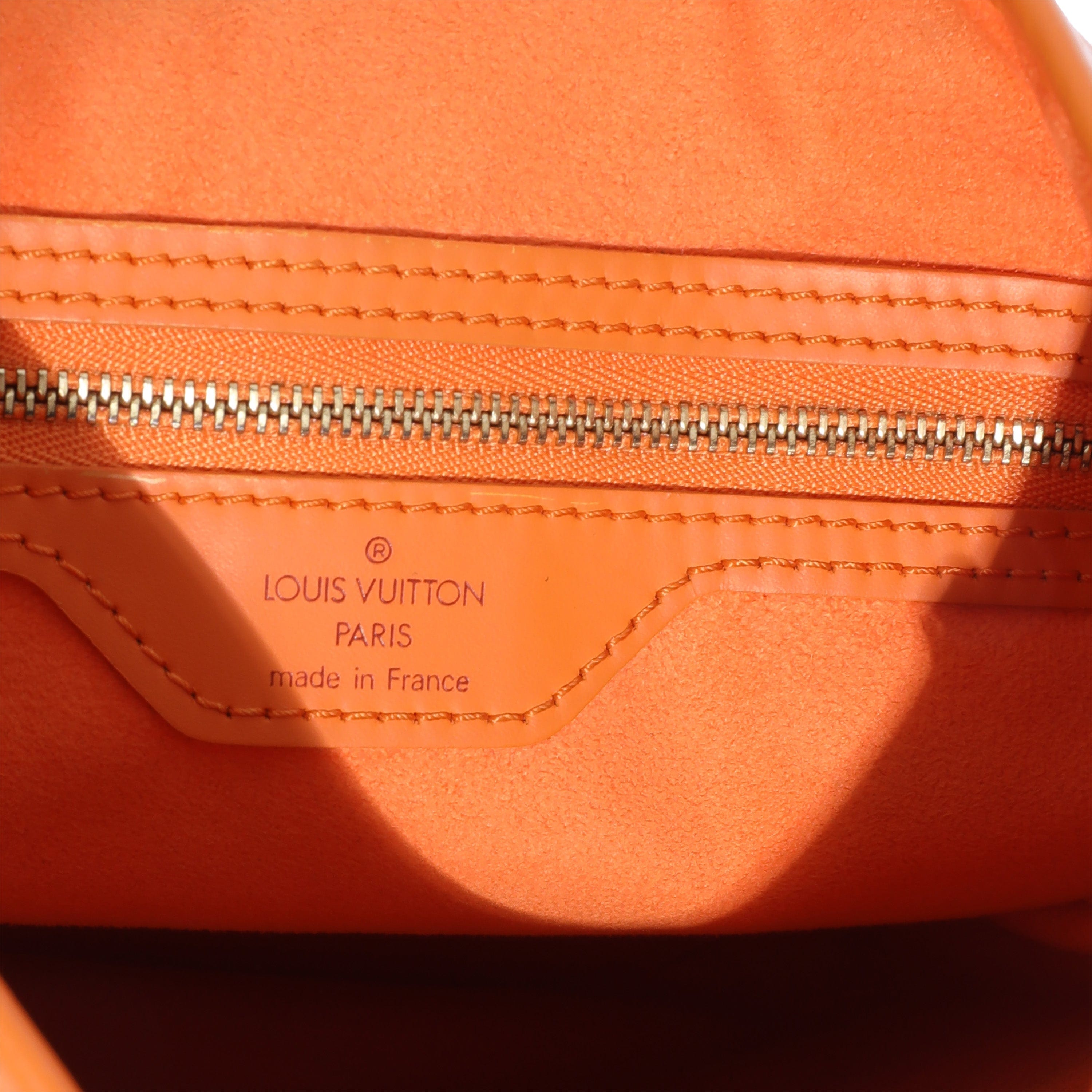 Louis Vuitton Louis Vuitton Orange Epi Petit Bucket