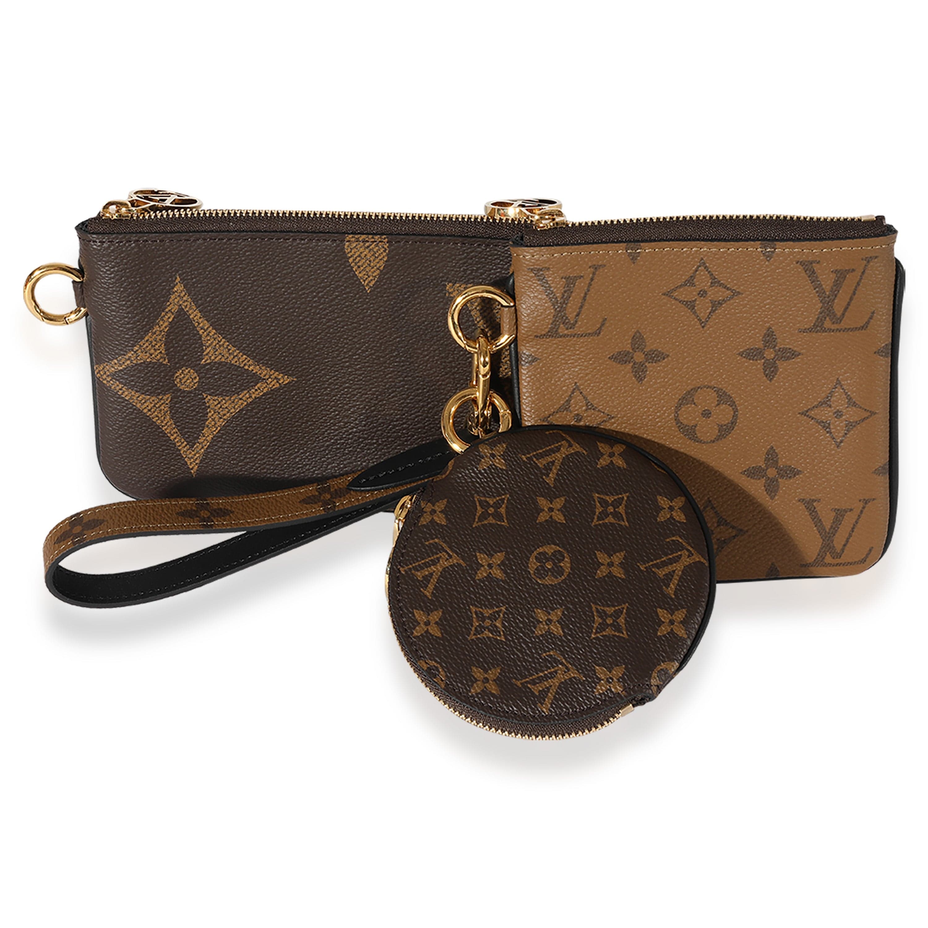 Louis Vuitton Louis Vuitton Reverse Monogram Giant Trio Pouch