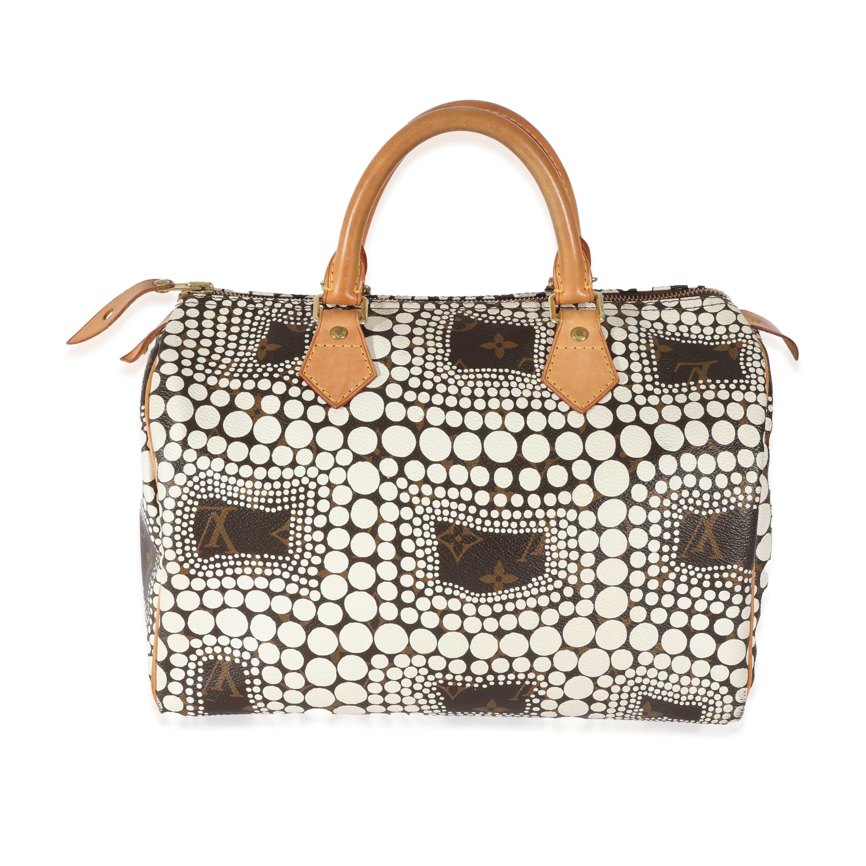 Louis Vuitton Louis Vuitton x Yayoi Kusama White Infinity Dots Monogram Canvas Speedy 30