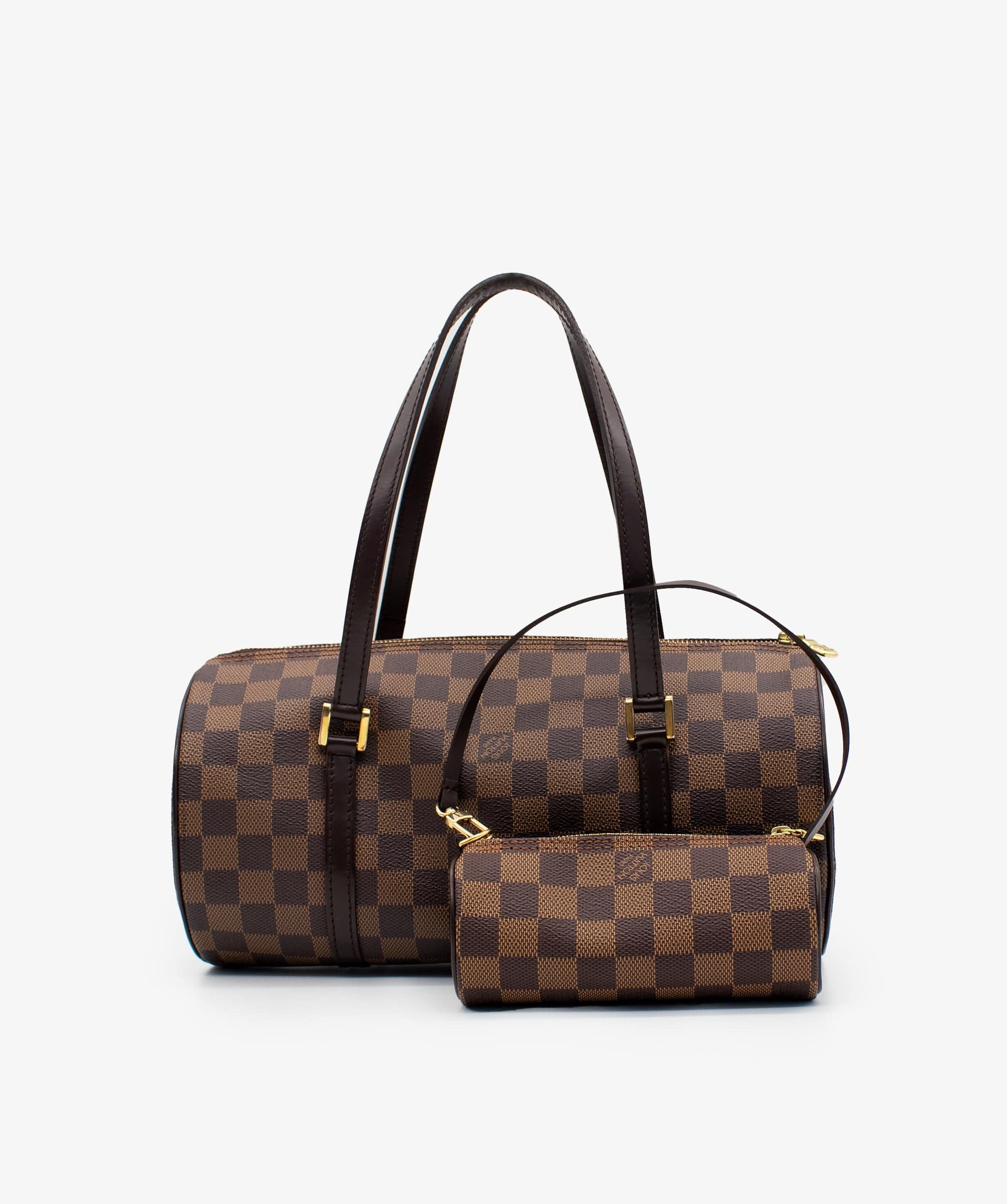 Louis Vuitton LOUIS VUITTON Damier Ebene Papillon 30 Hand Bag N51303 LV Auth pt482 - AWC1421