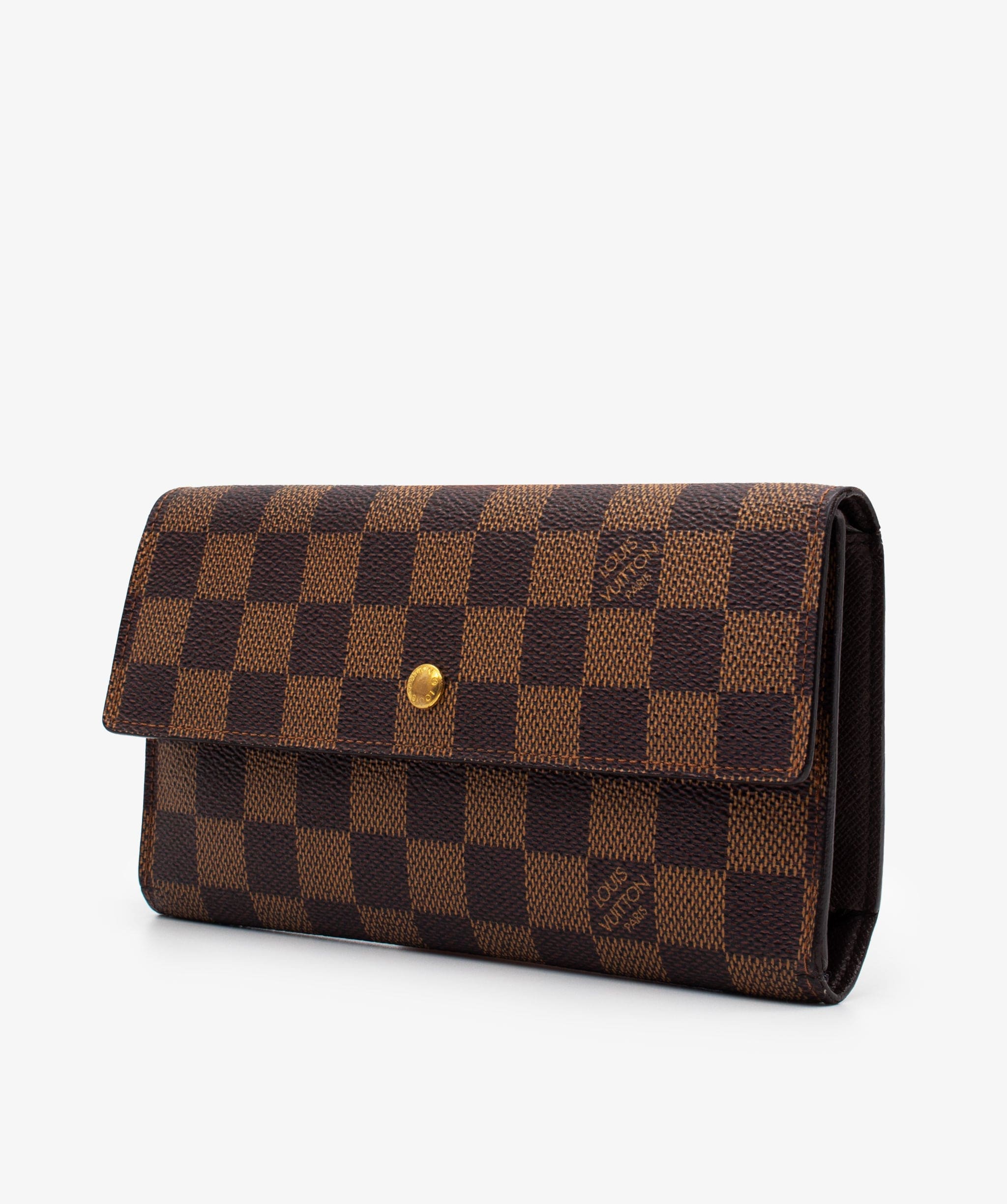 Louis Vuitton Louis Vuitton Damier Ebene Porte Tresol International Wallet N61217 Auth pt026 - AWC1408