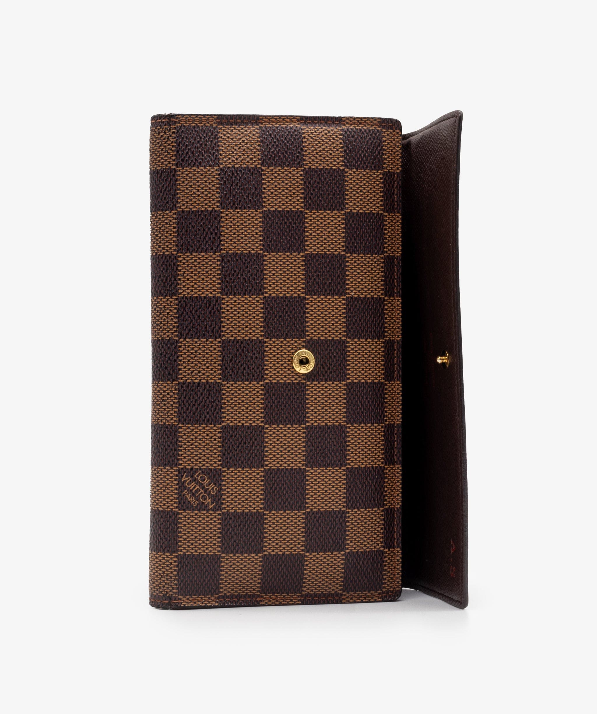 Louis Vuitton Louis Vuitton Damier Ebene Porte Tresol International Wallet N61217 Auth pt026 - AWC1408