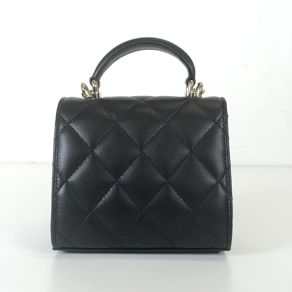 Luxe Du Jour Chanel Top Handle Clutch with Chain