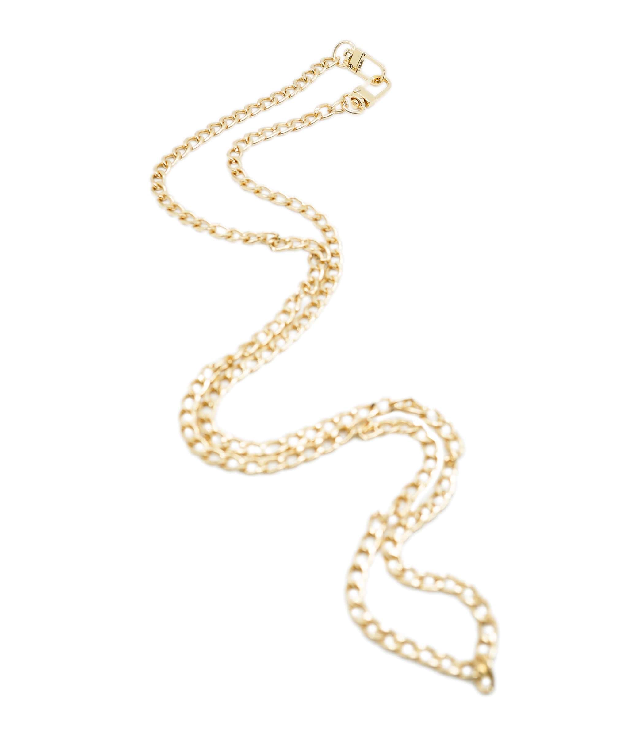 Luxury Promise Luxury Replica
 Double Layer Gold Chunky Chain NW2344