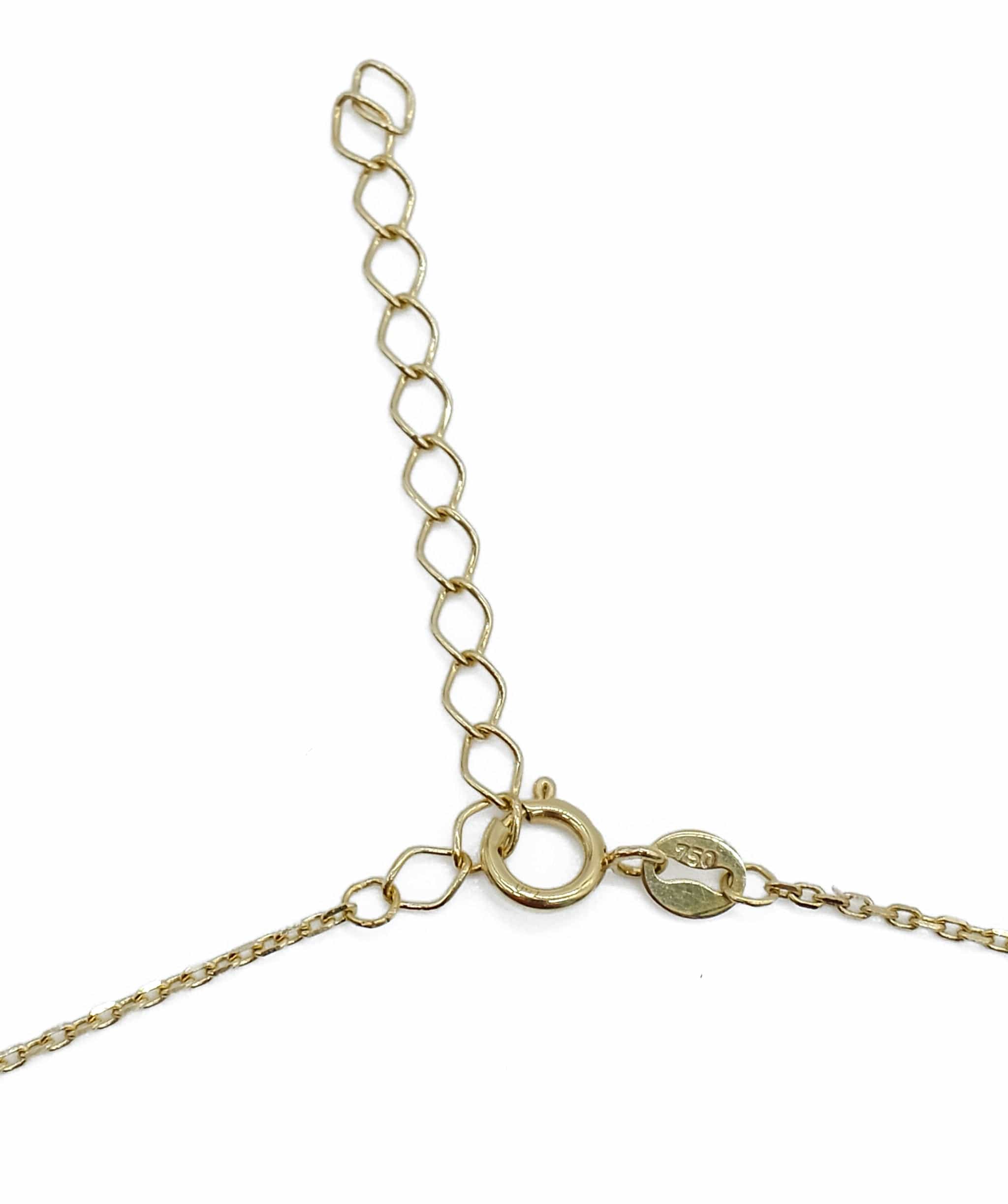 Luxury Promise Yellow Gold Links and Lock Necklace REC1156