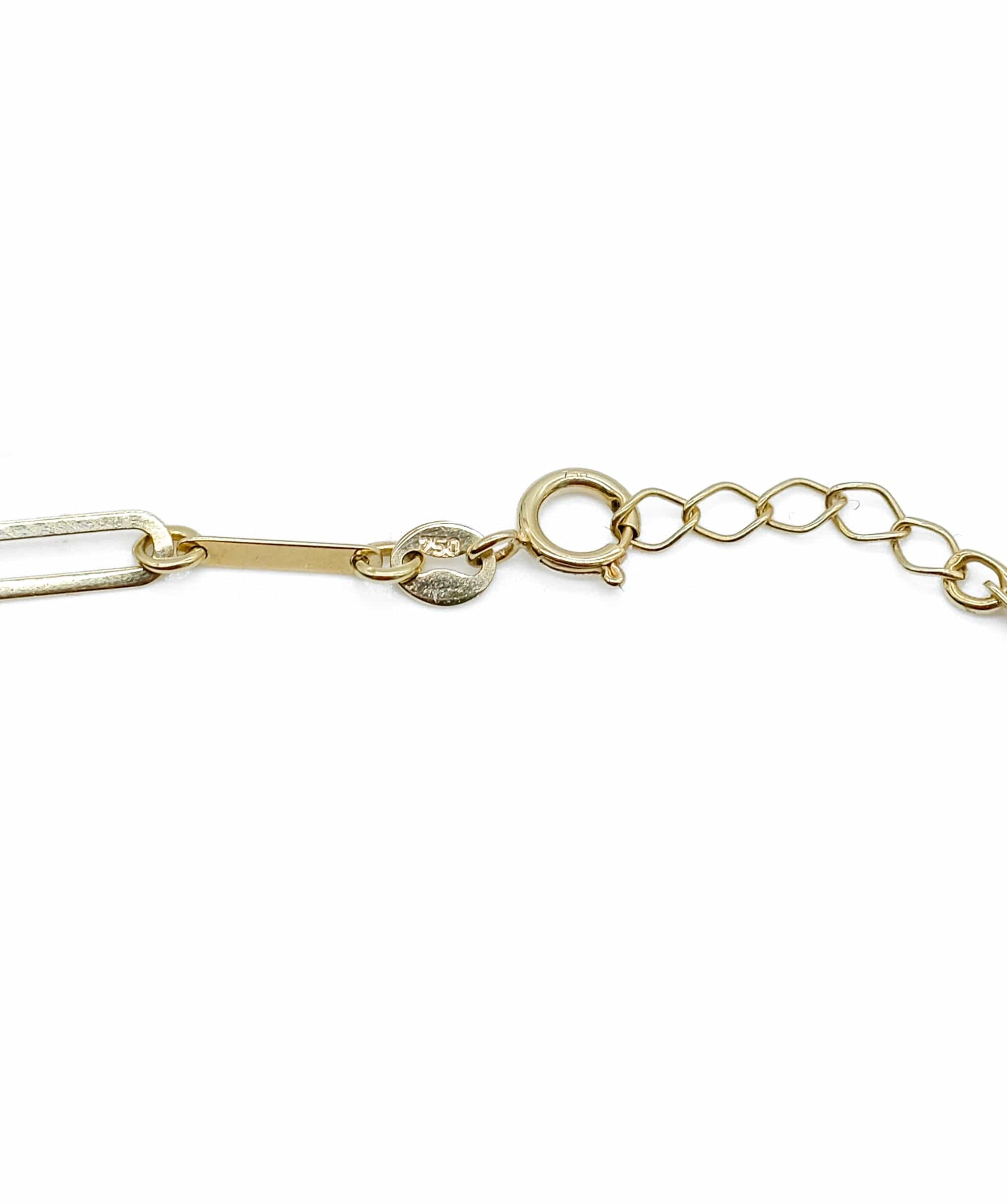 Luxury Promise Yellow Gold Links Bracelet REC1154