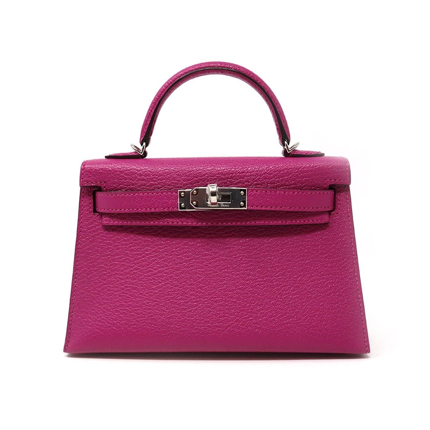 Luxury Promise Hermes mini kelly rose poupre