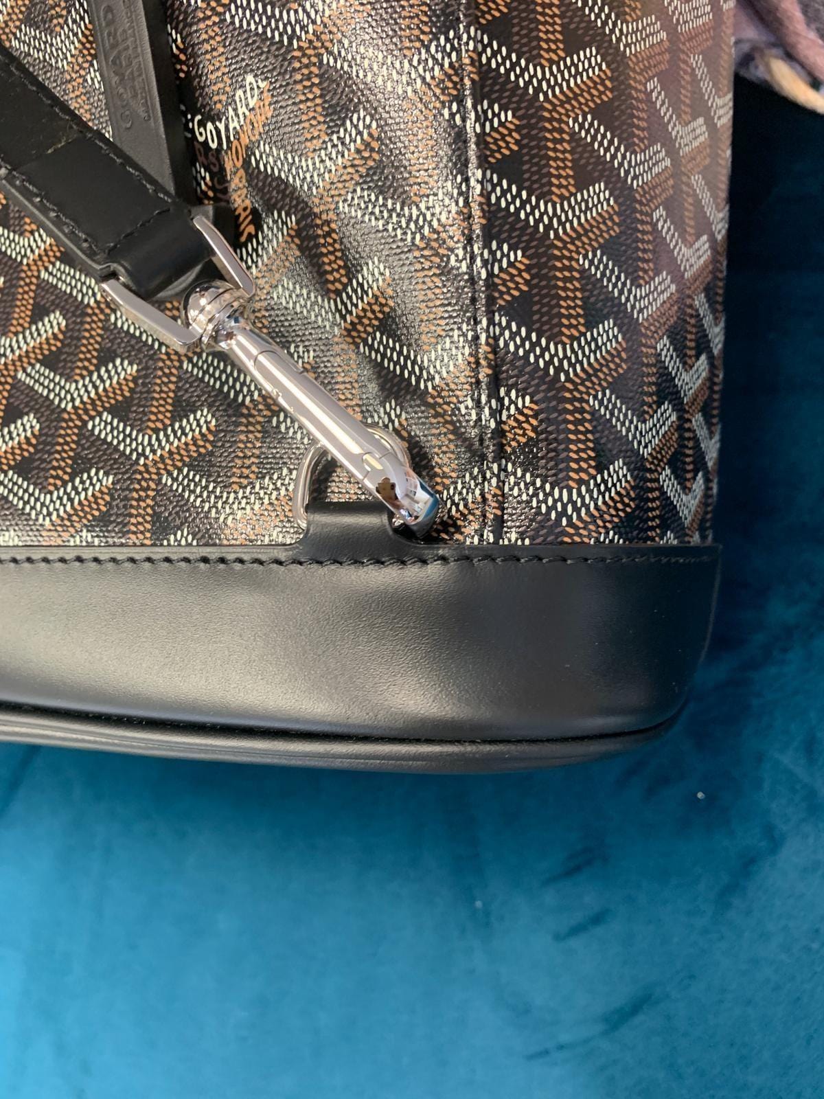 Luxury Promise Goyard Alpine Backpack in black