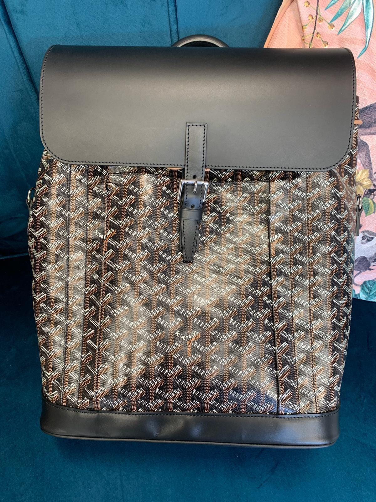 Luxury Promise Goyard Alpine Backpack in black