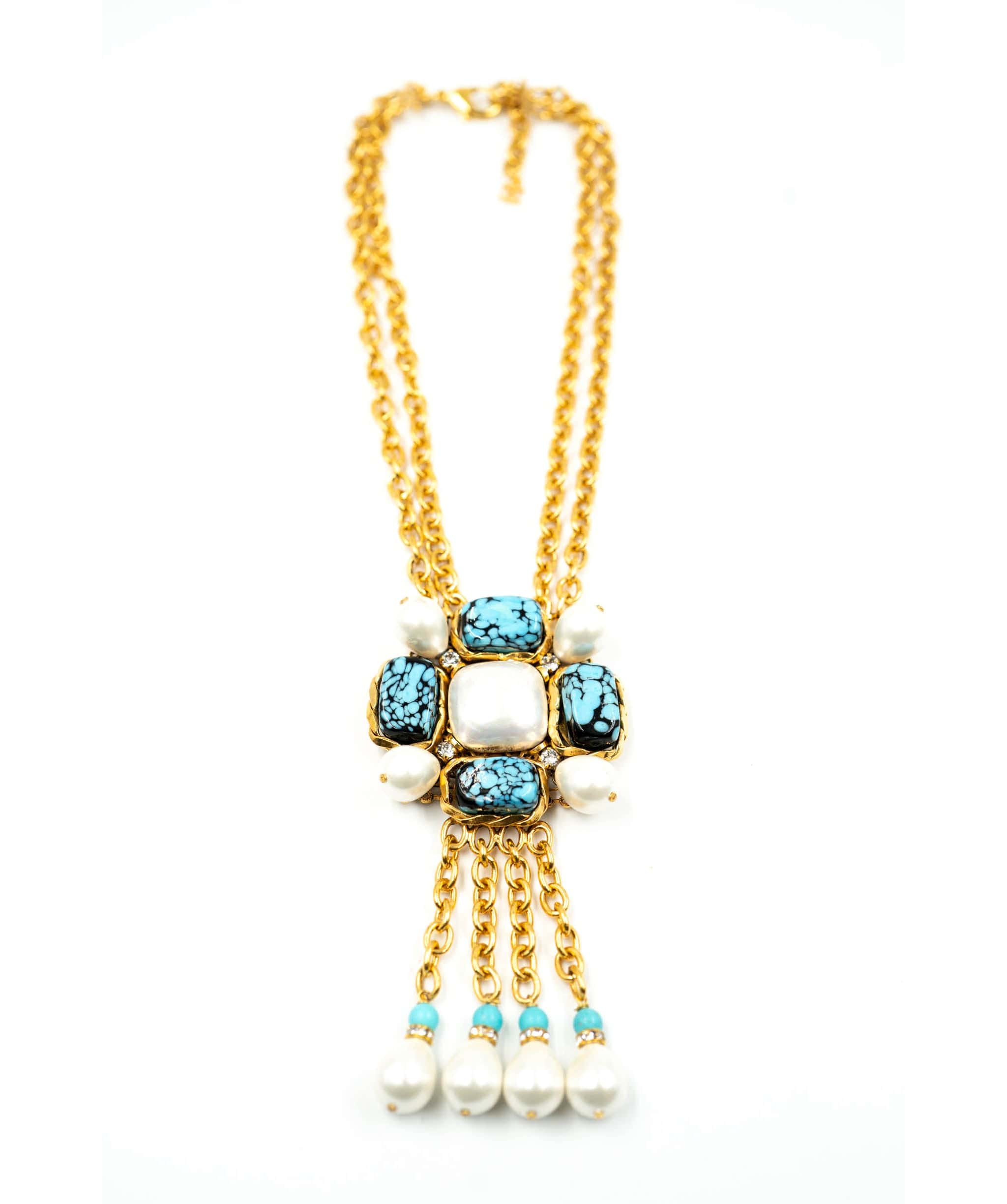 LuxuryPromise Chanel Turquoise Necklace ASL4058