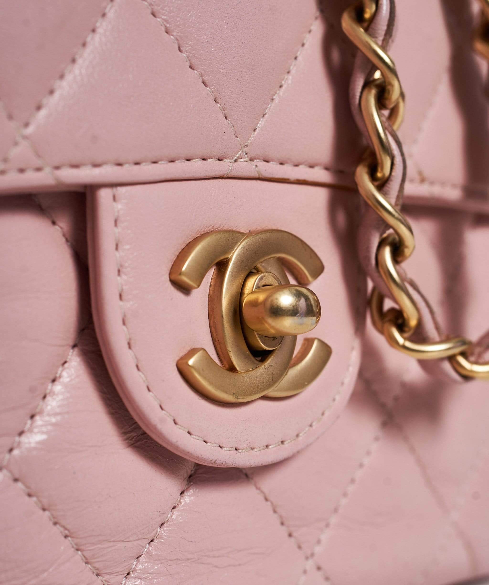 LuxuryPromise Chanel Baby Pink 7" Mini Classic Timeless Bag - AWL1443